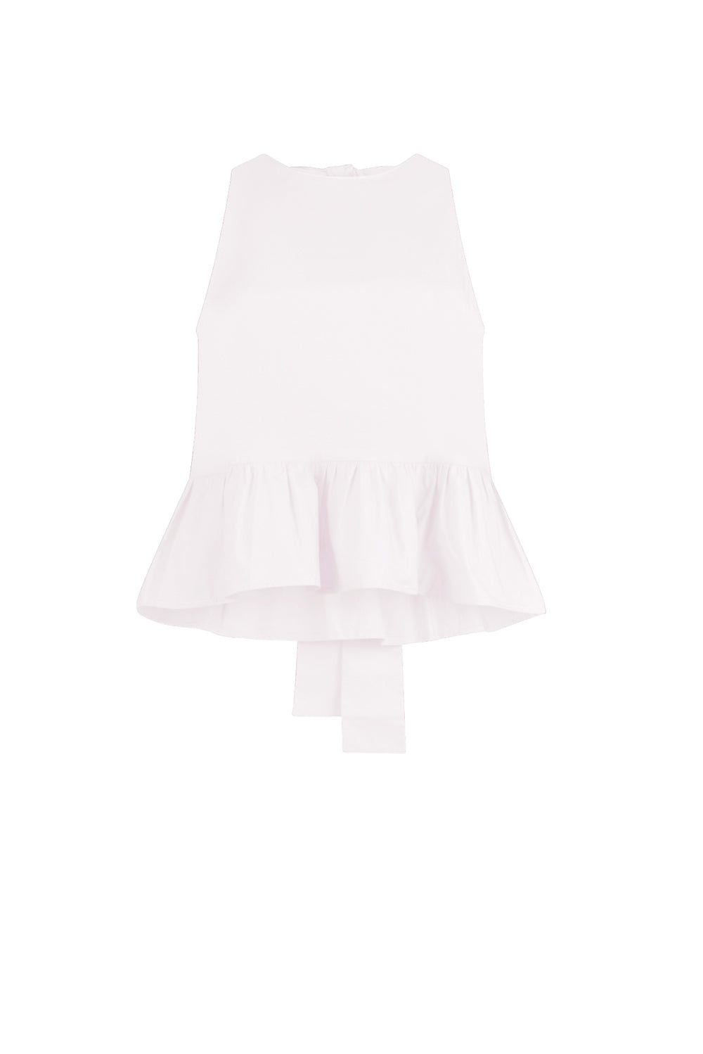  Liu Jo Top Popeline Con Fiocco Bianco Woman - 1