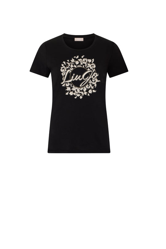 Liu Jo T-shirt Stampa e Strass