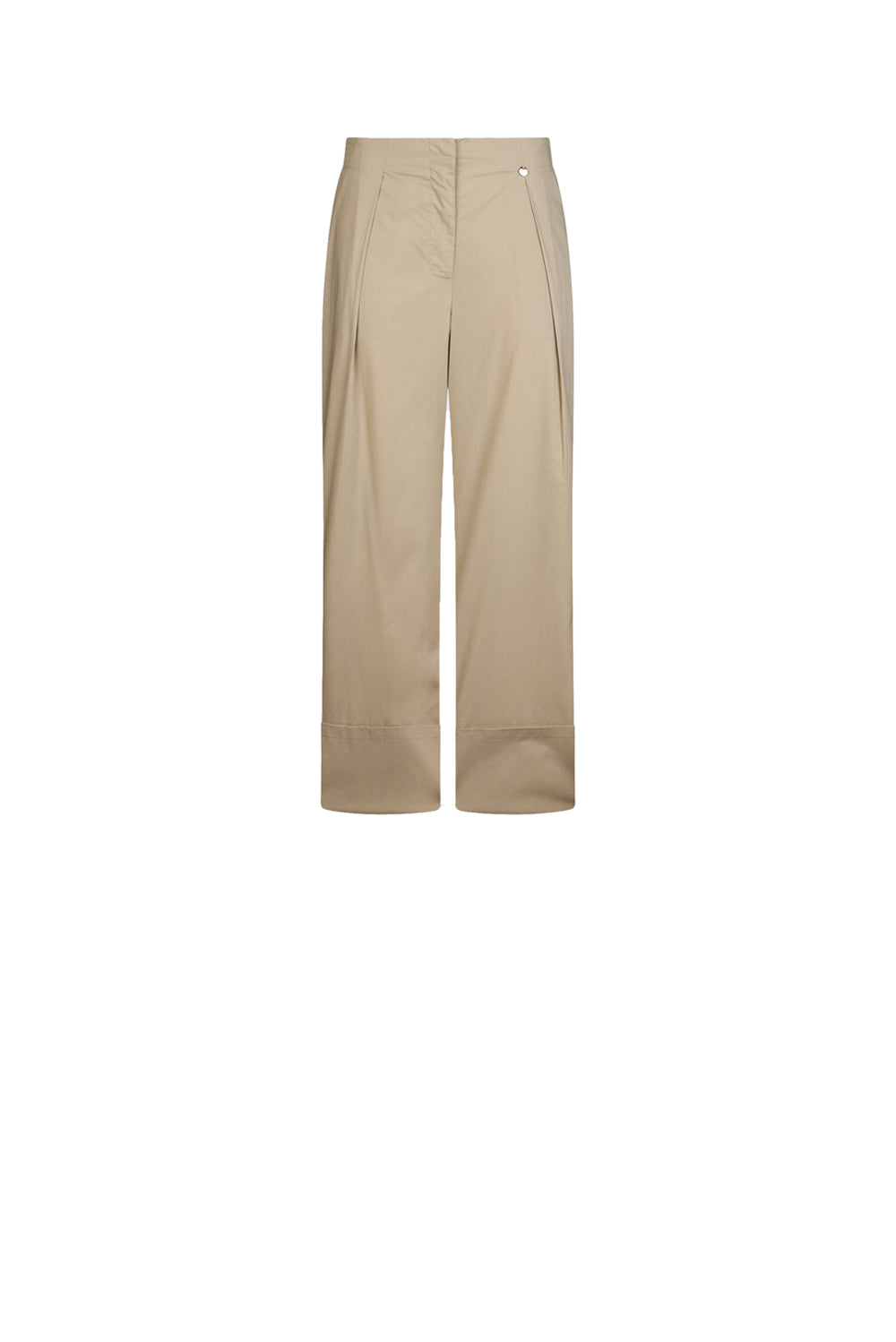  Liu Jo Pantaloni Flare Popeline Aluminum Woman - 1