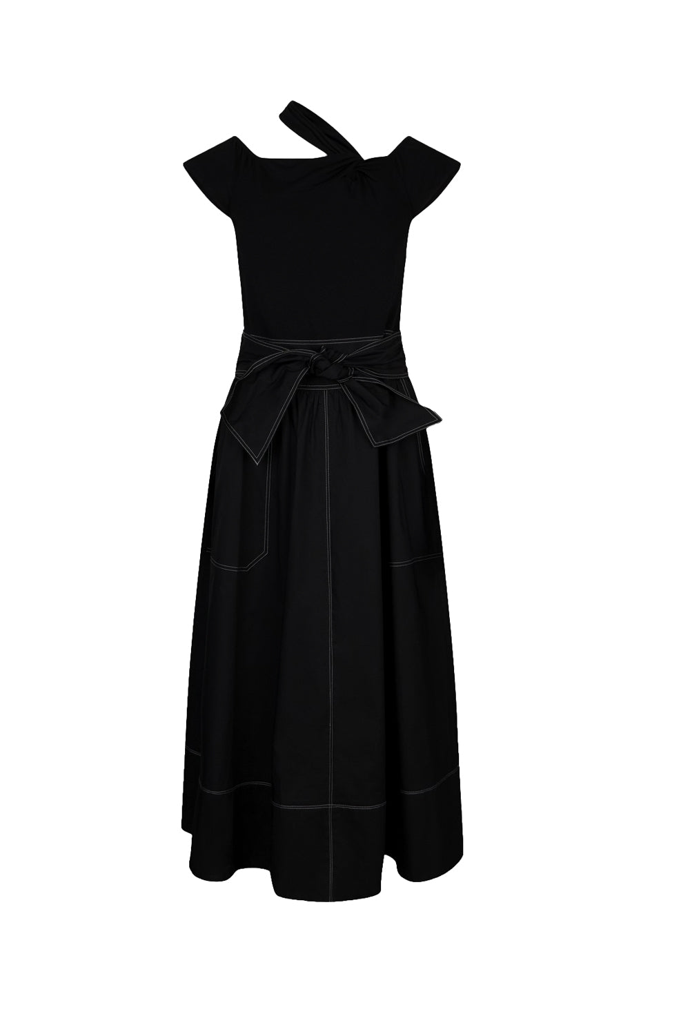  Liu Jo Abito Scollo Bardot Nero Woman - 1
