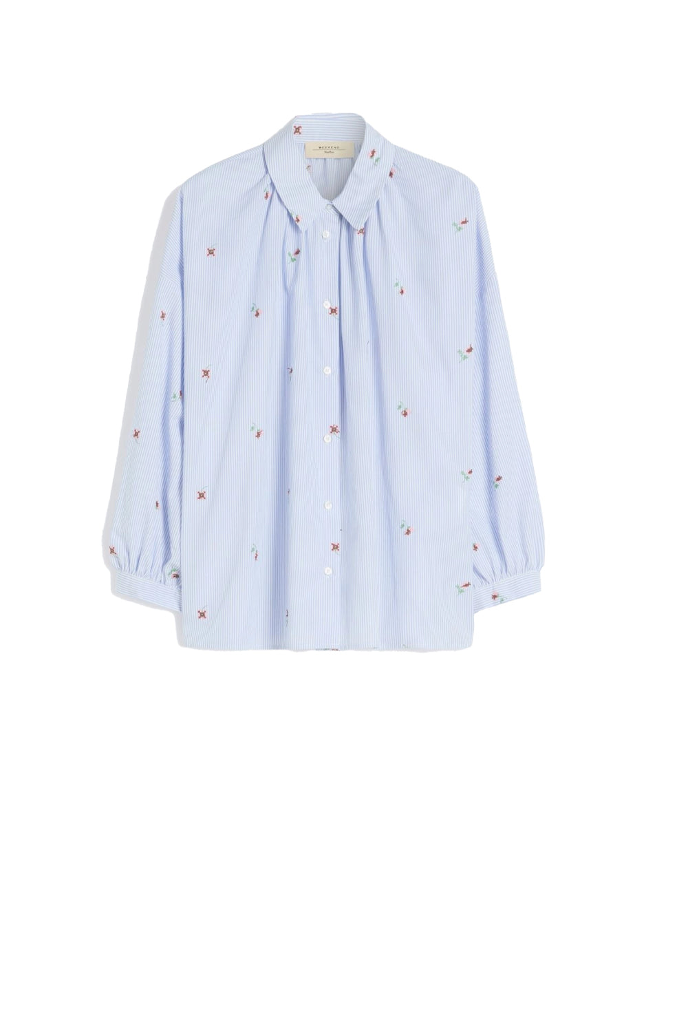  Max Mara Camicia Wkdbutterfly Azzurro Woman - 1