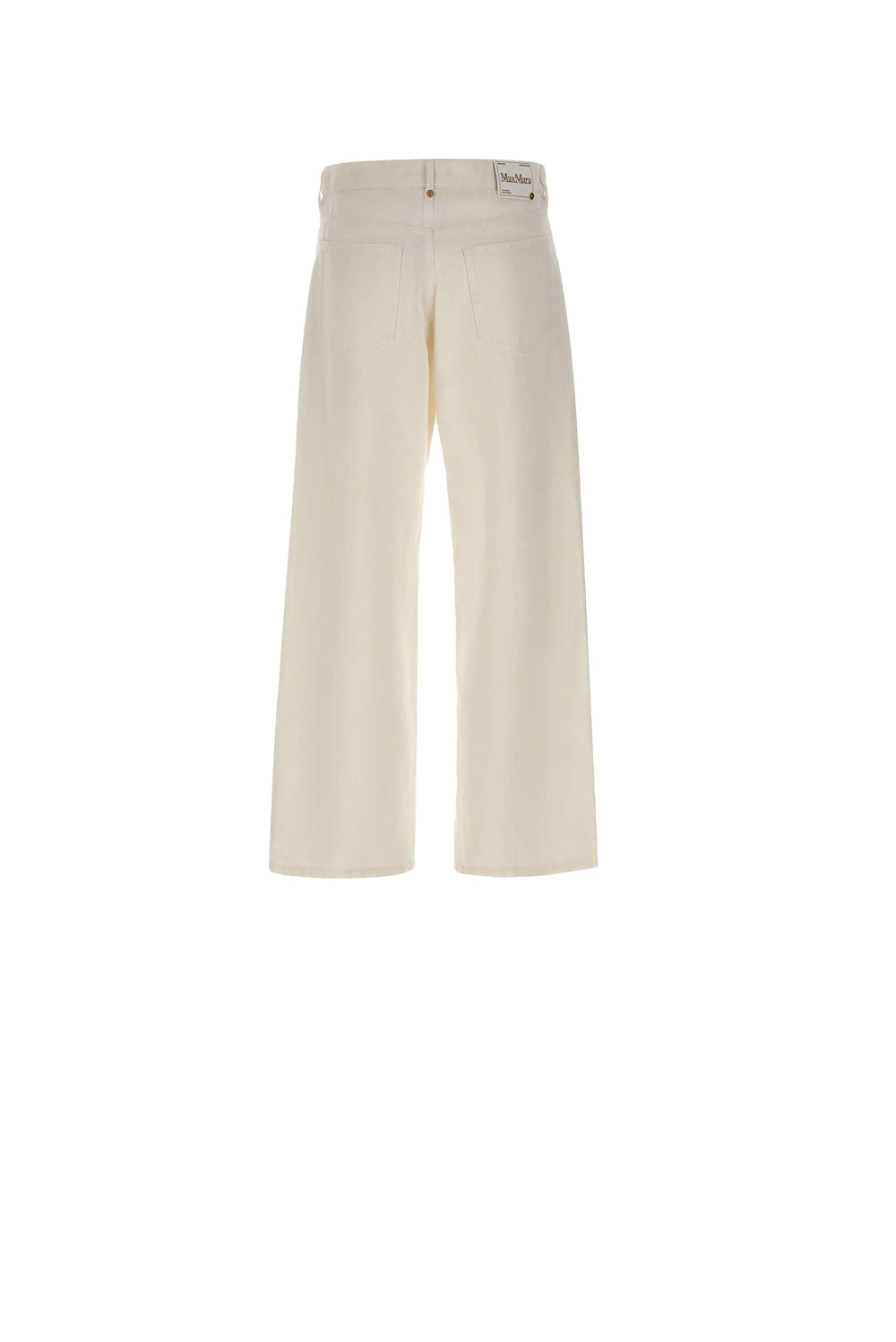  Max Mara Pantalone Smmonorata Bianco Woman - 2