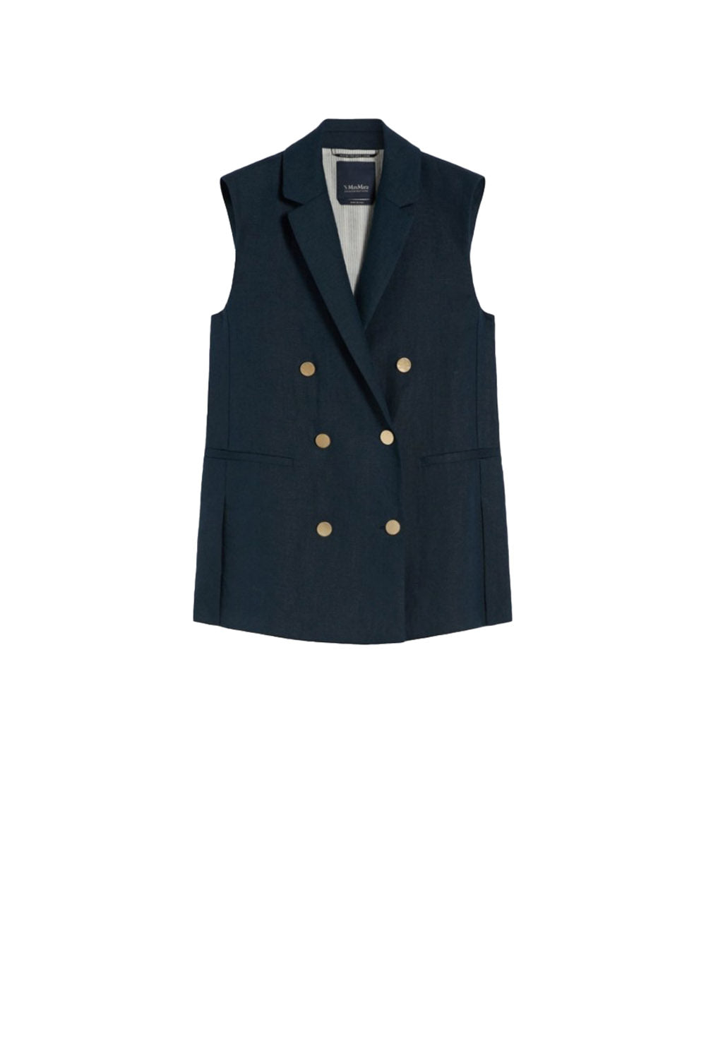  Max Mara Gilet Smmbird Blu Woman - 1
