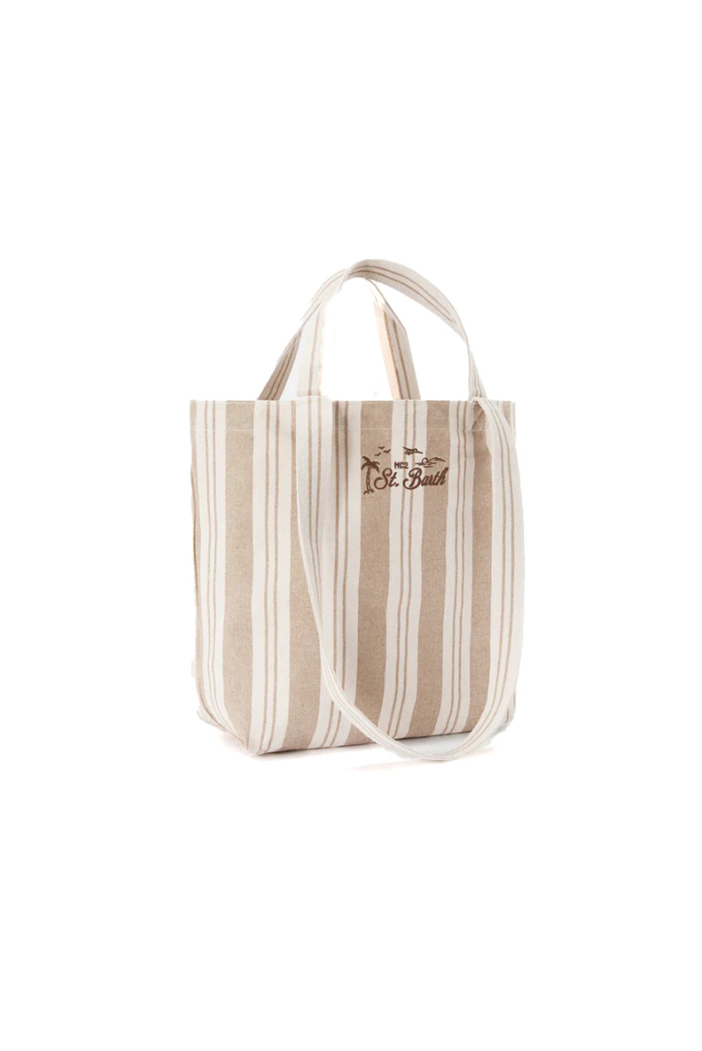  Mc2 Saint Barth Borsa Tote Essential Beach Big Stripes 1118 Woman - 2