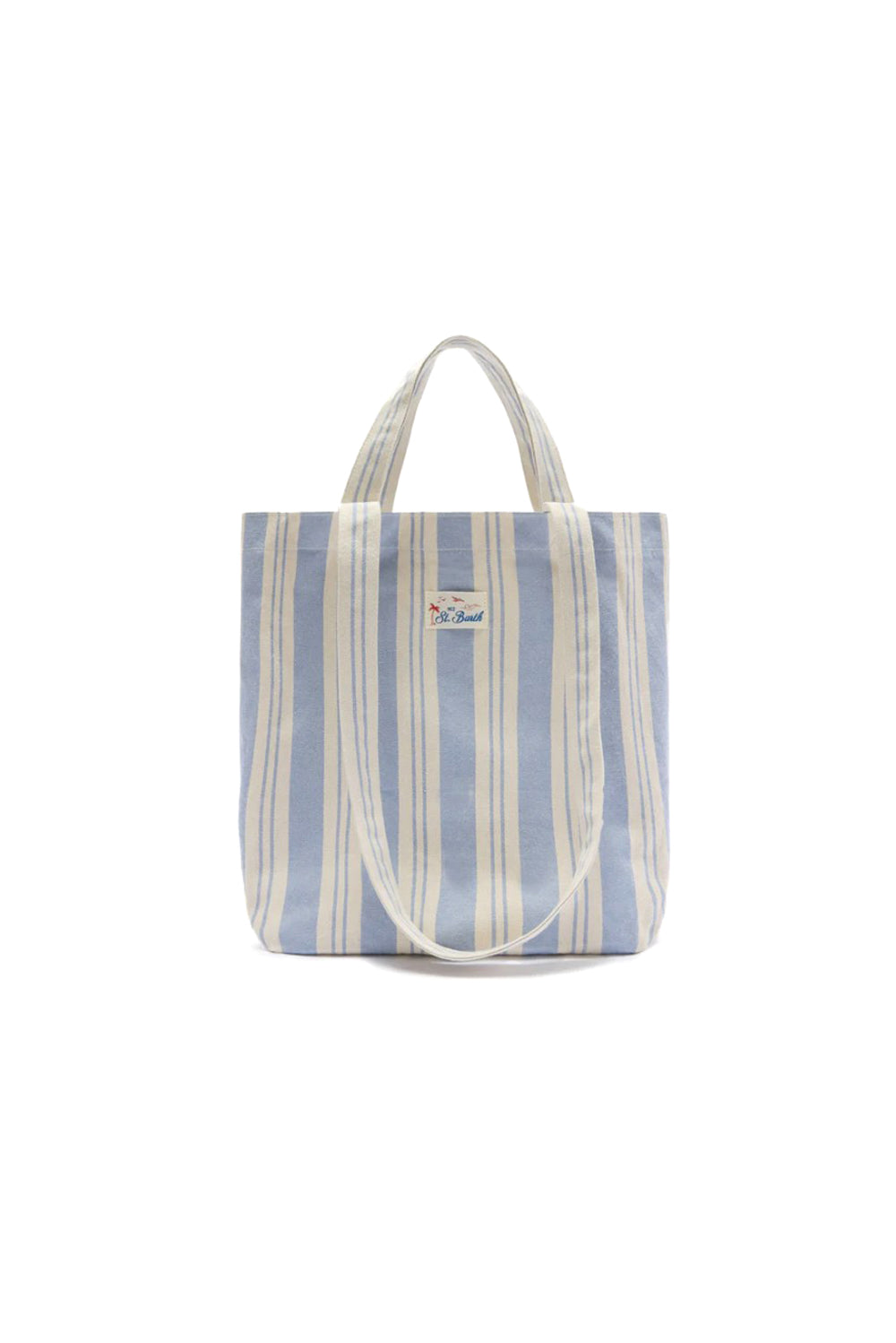  Mc2 Saint Barth Borsa Tote Essential Beach Big Stripes 3161 Woman - 3