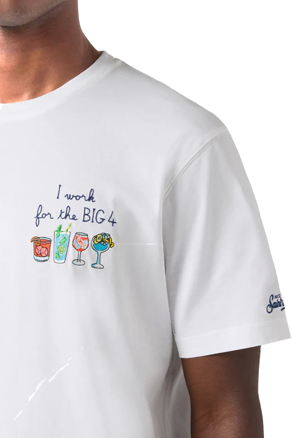  Mc2 Saint Barth T-shirt Big Four 01n Uomo - 2