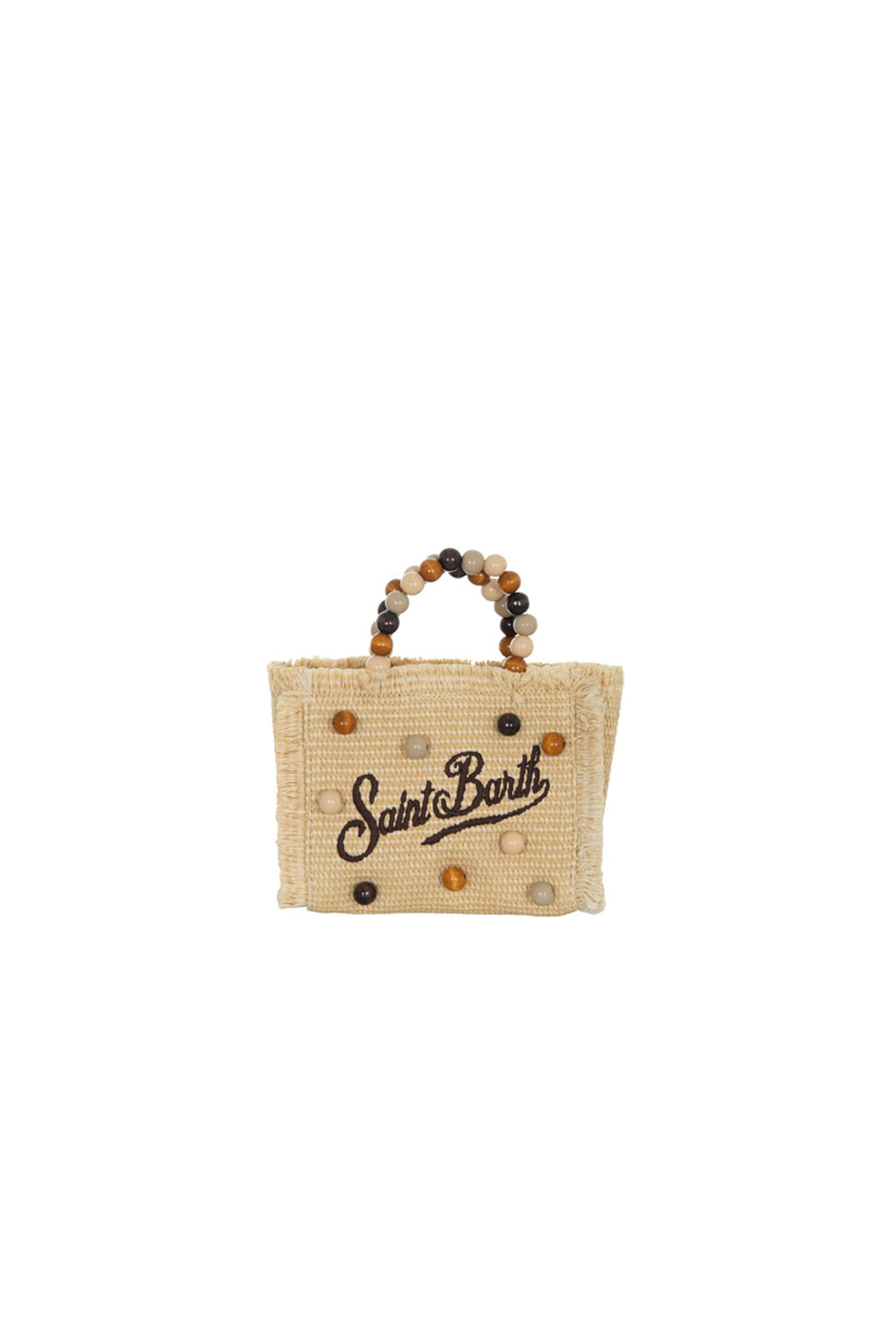  Mc2 Saint Barth Borsa Vanity Mini Wood Beads 1819 Woman - 1