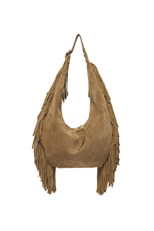 Orciani Borsa Isola Peach Fringe Large