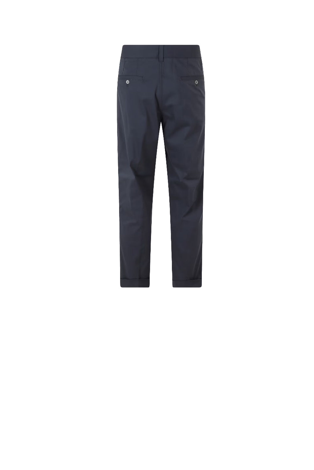  Paolo Pecora Pantalone Chino Loose Fit Blue Uomo - 2