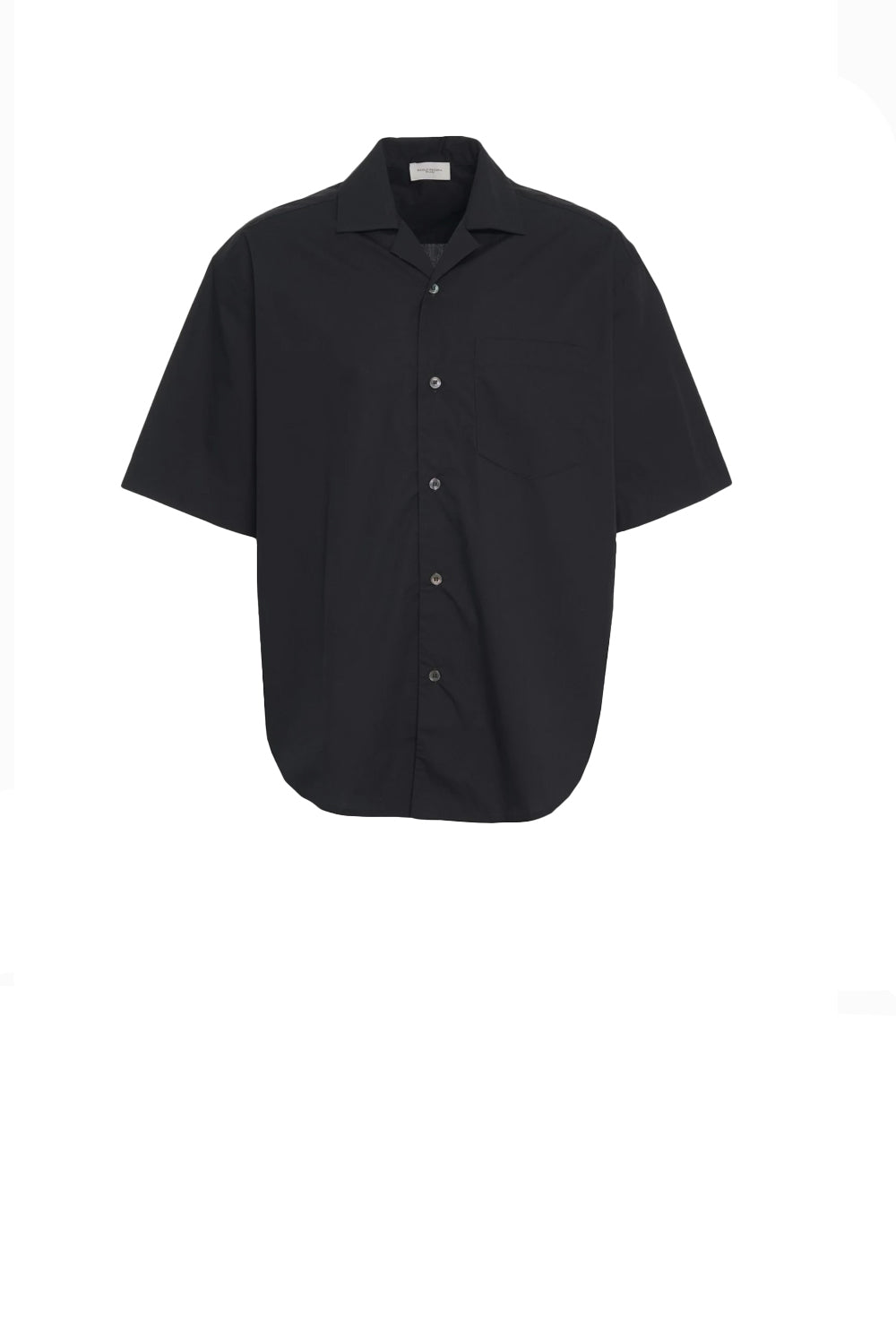  Paolo Pecora Camicia Boxy Fit Black Uomo - 1