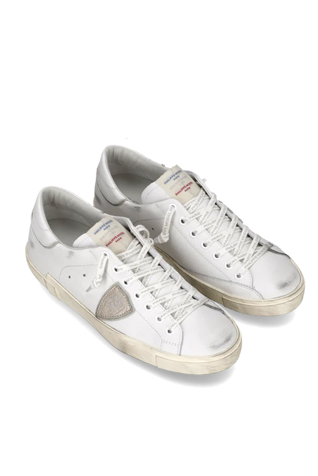  Philippe Model Sneaker Prsx Drapeau Blanc Uomo - 2