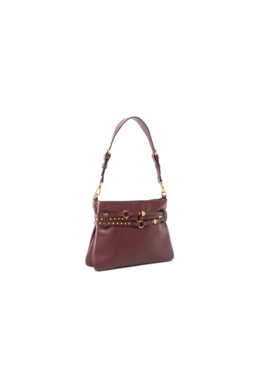  Pinko Belt Bag Mini Burgundy Woman - 2