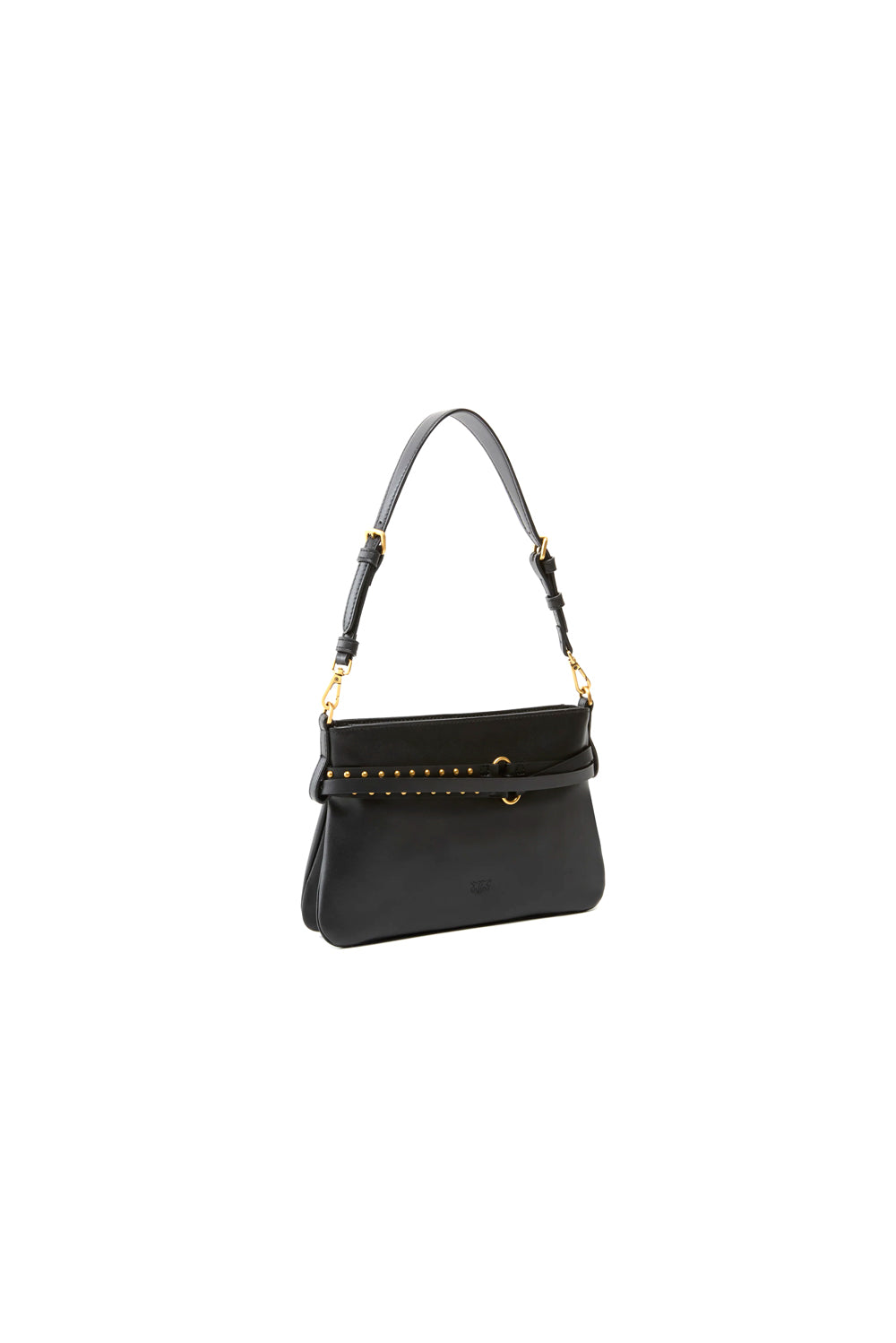  Pinko Belt Bag Mini Nero Oro Woman - 2