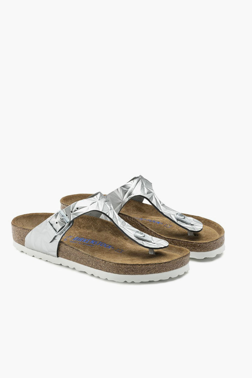  Birkenstock Gizeh Sfb Silver Woman - 2