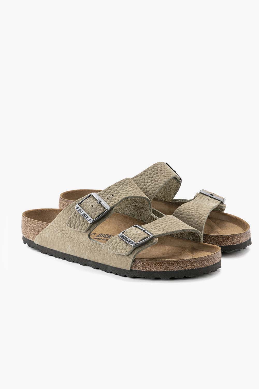  Birkenstock Arizona Sfb Khaki Uomo - 2