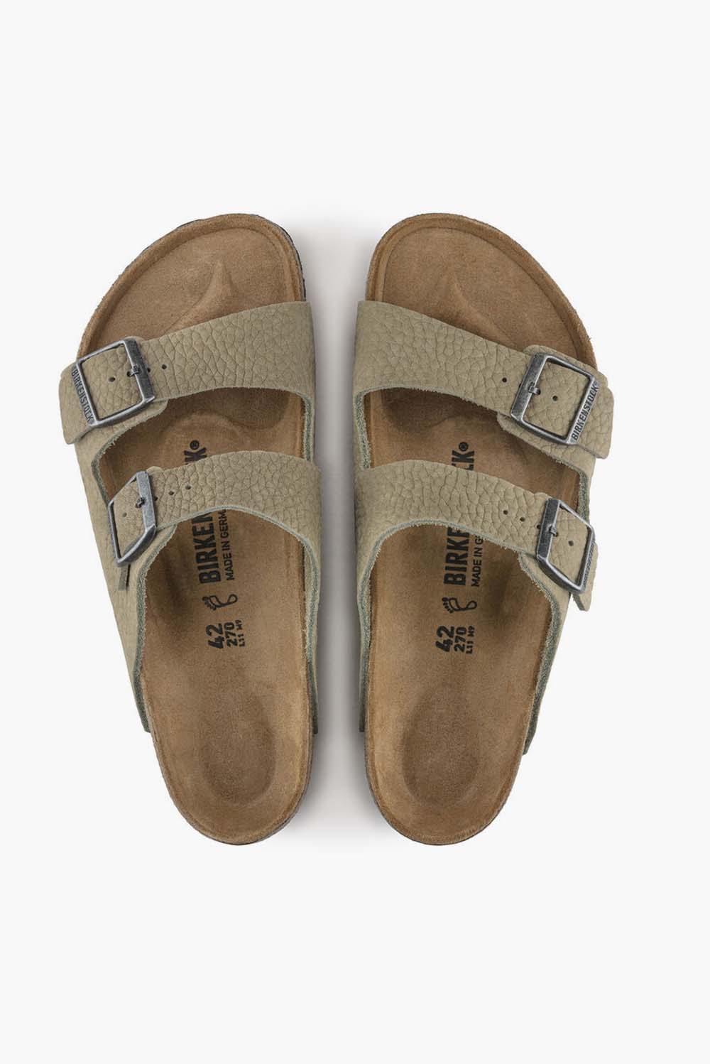  Birkenstock Arizona Sfb Khaki Uomo - 4