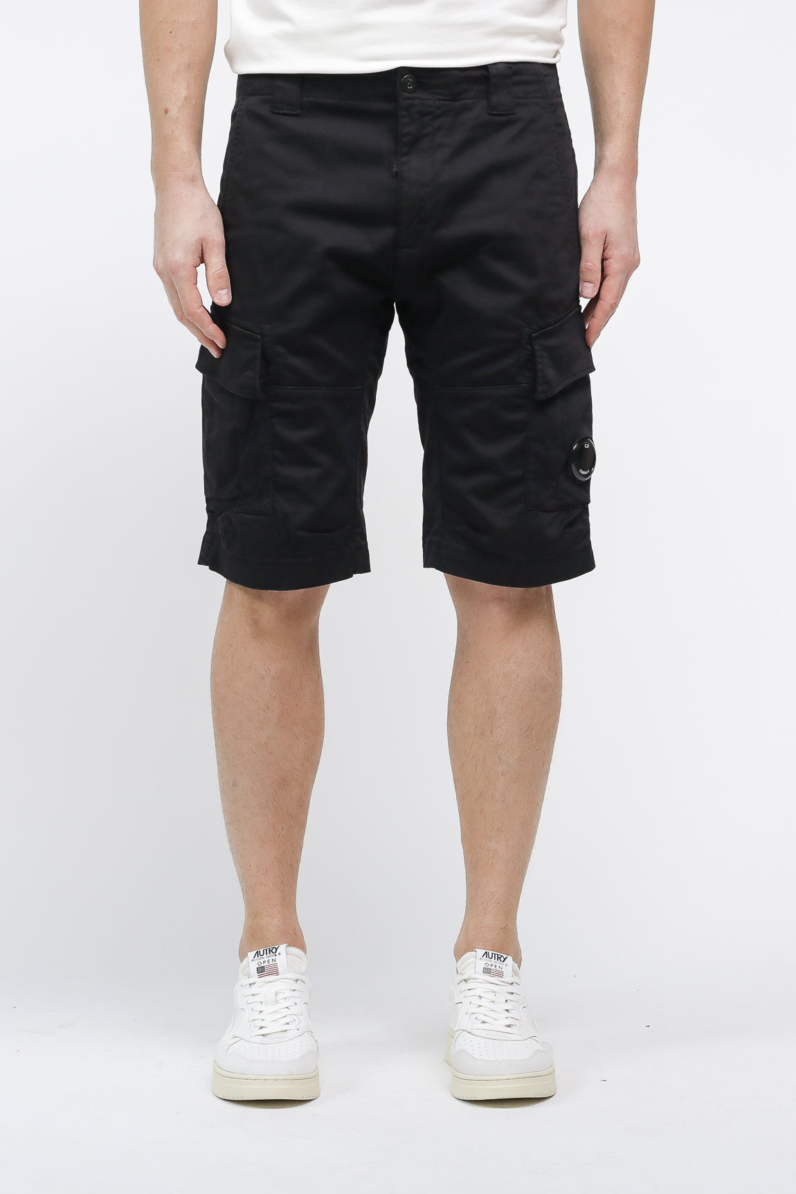  Cp Company Cargo Shorts Navy Uomo - 1