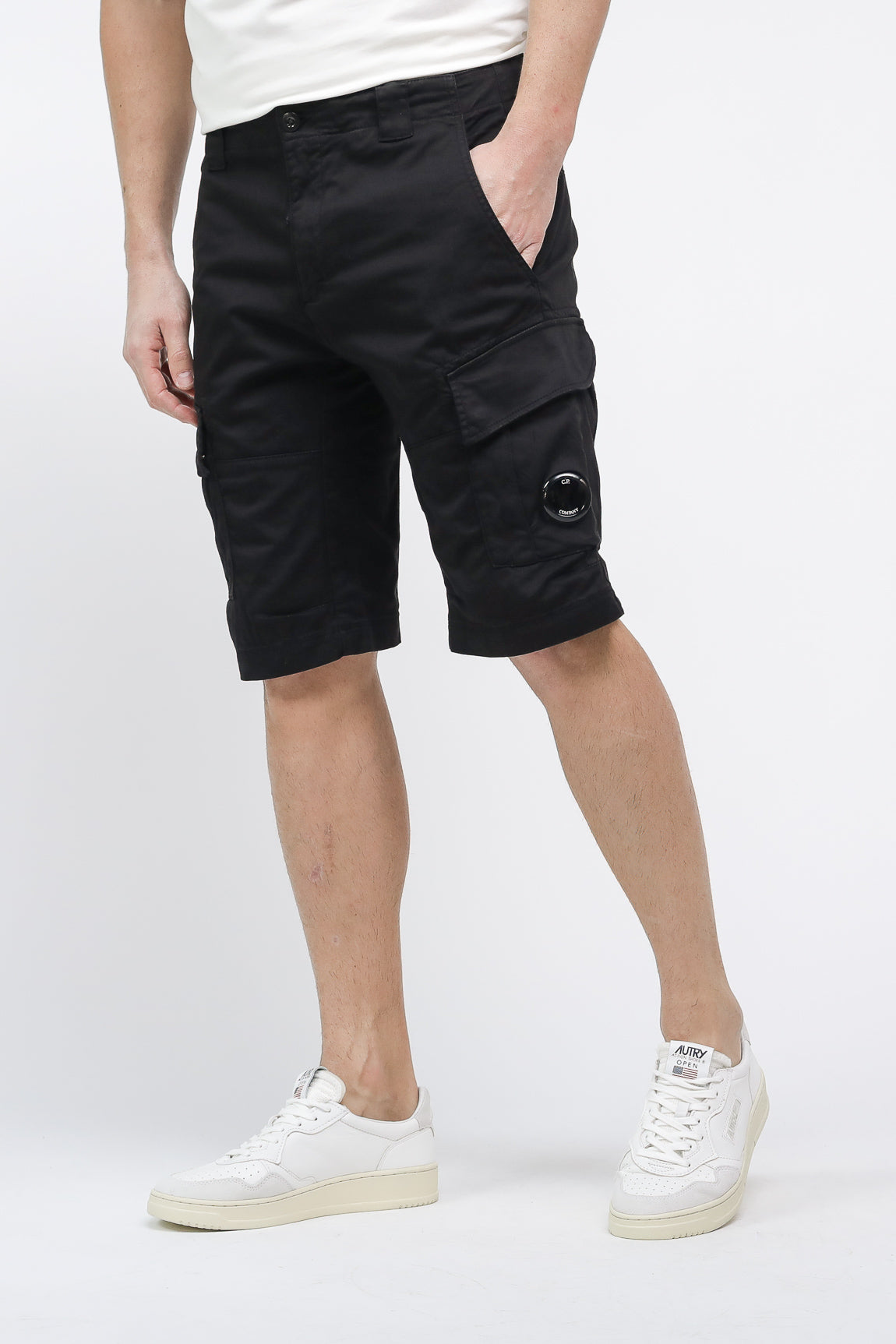  Cp Company Cargo Shorts Navy Uomo - 2