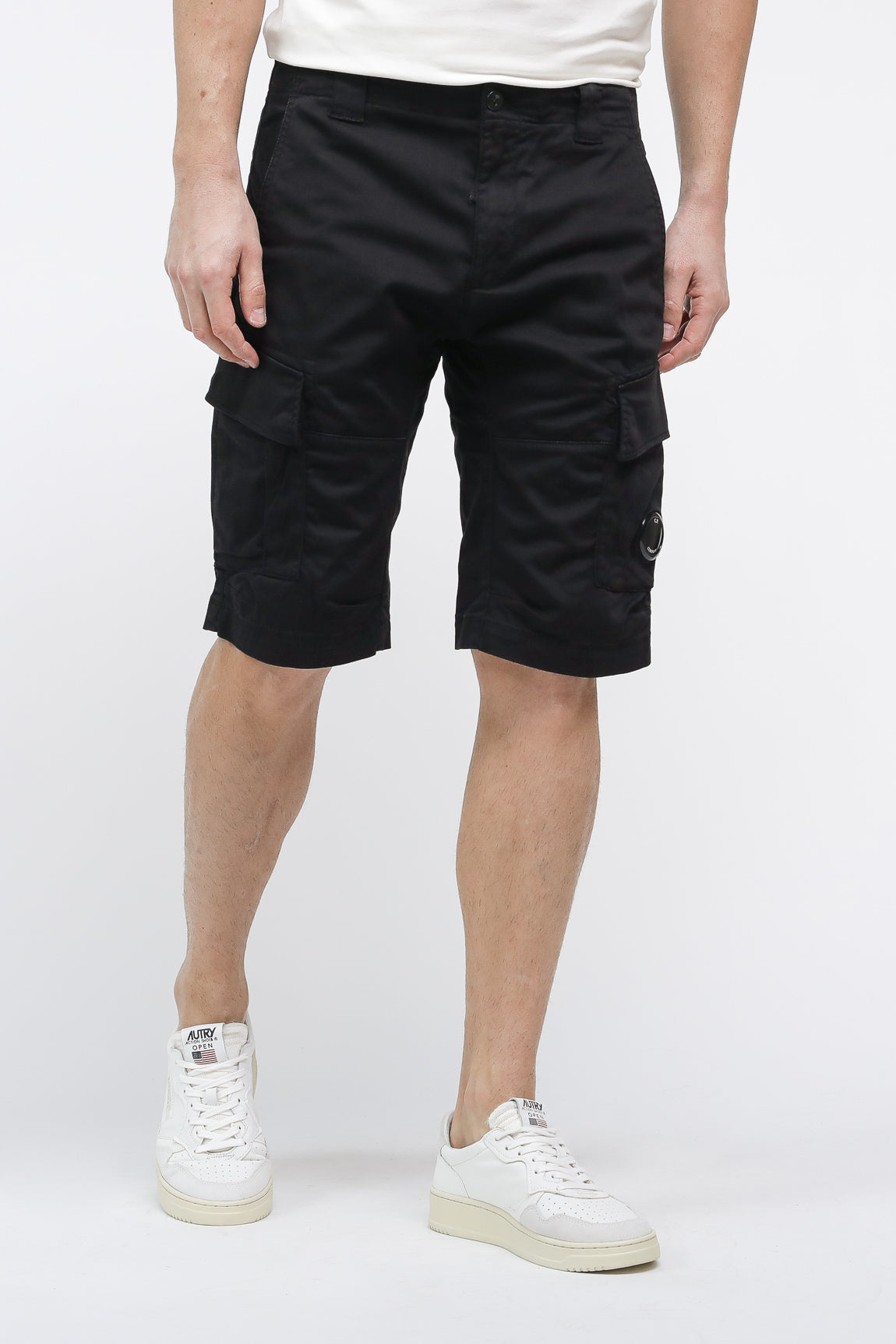  Cp Company Cargo Shorts Navy Uomo - 3