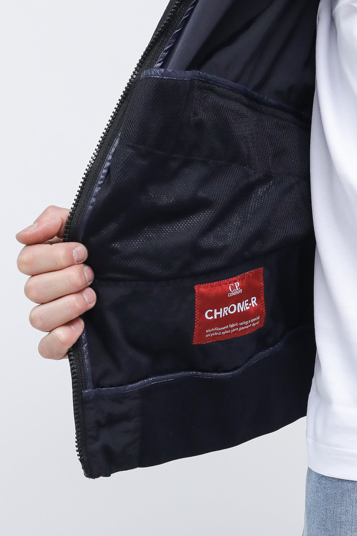  Cp Company Chrome-r Stand Jacket Navy Uomo - 7