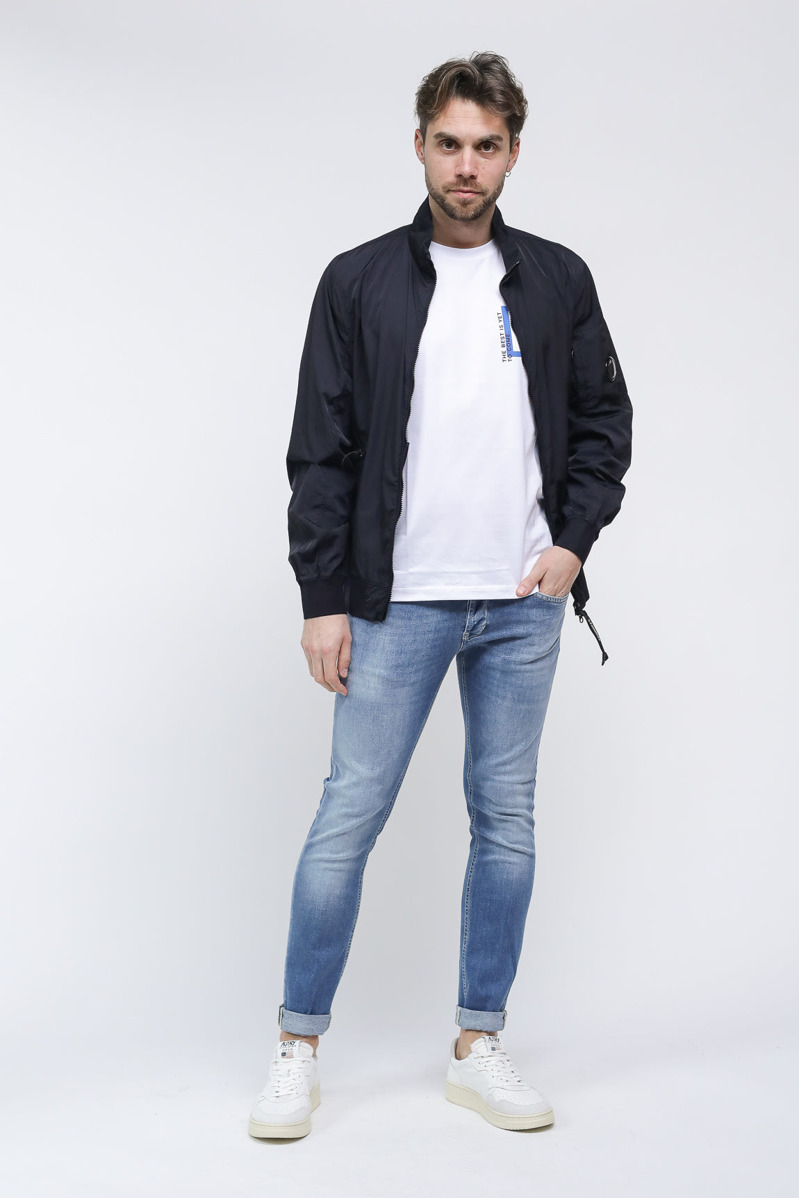  Cp Company Chrome-r Stand Jacket Navy Uomo - 8