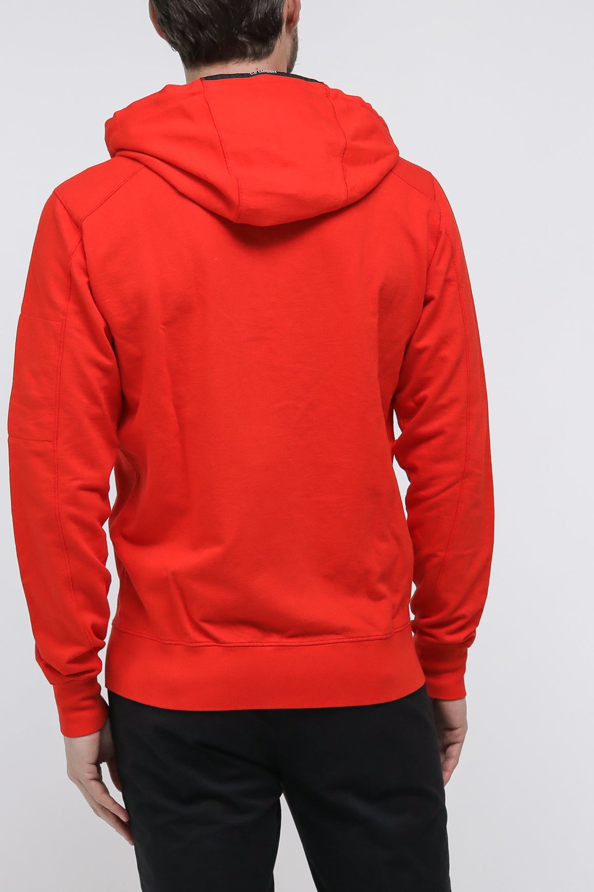  Cp Company Light Fleecehoodie Red Uomo - 4