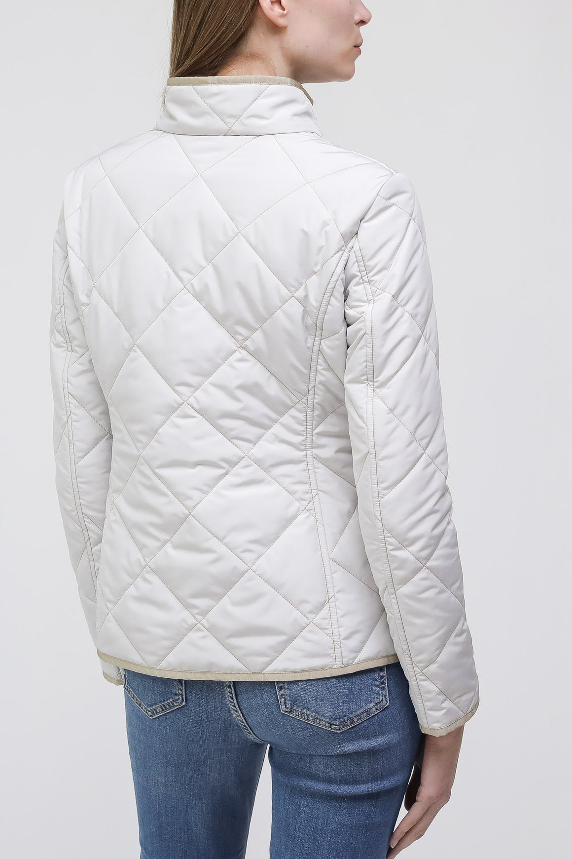  Fay Field Jacket Trapuntata Off White Donna - 4