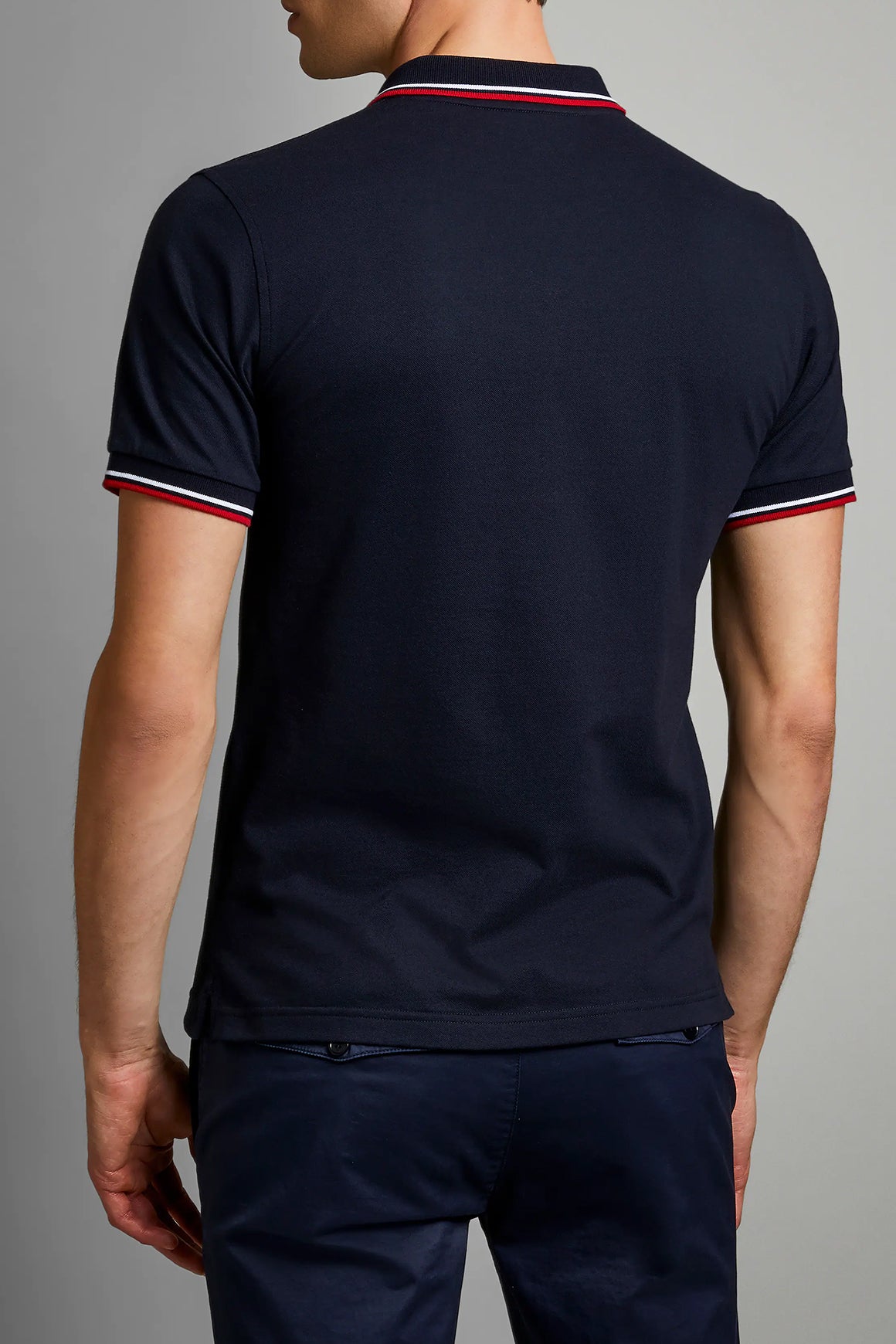  Fay Polo Pique' Navy Uomo - 2