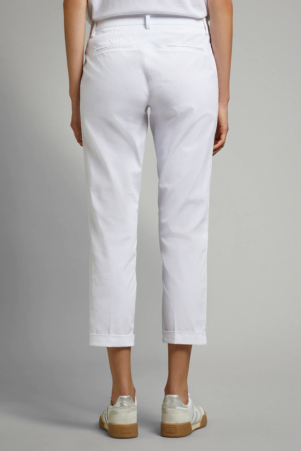  Fay Women's Chino Trousers White Woman - 2