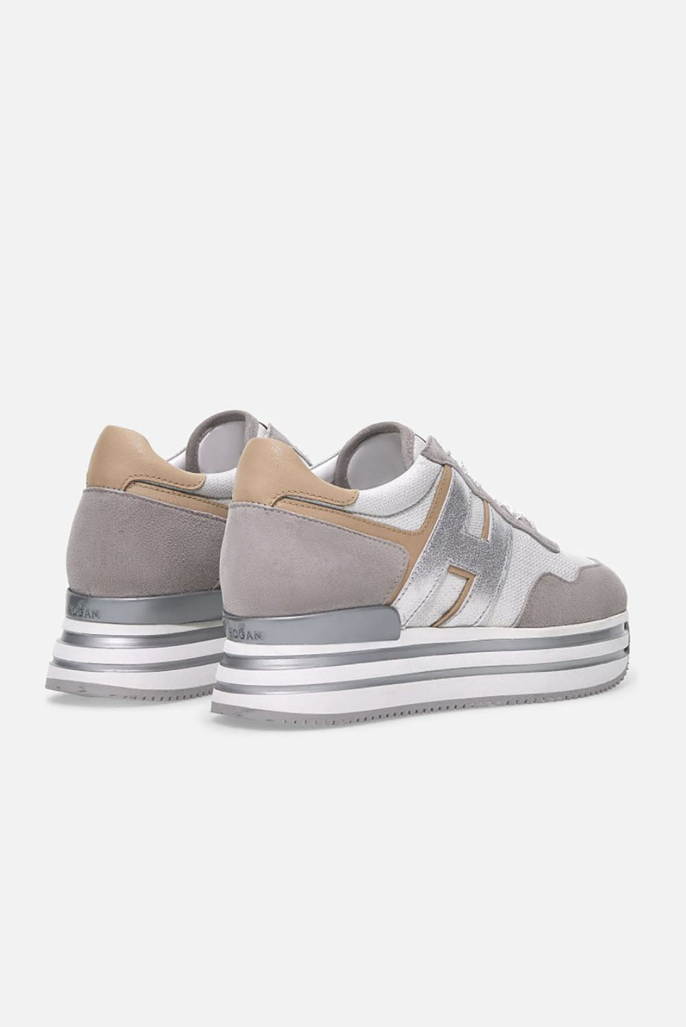  Hogan Midi Platform Grey Woman - 3