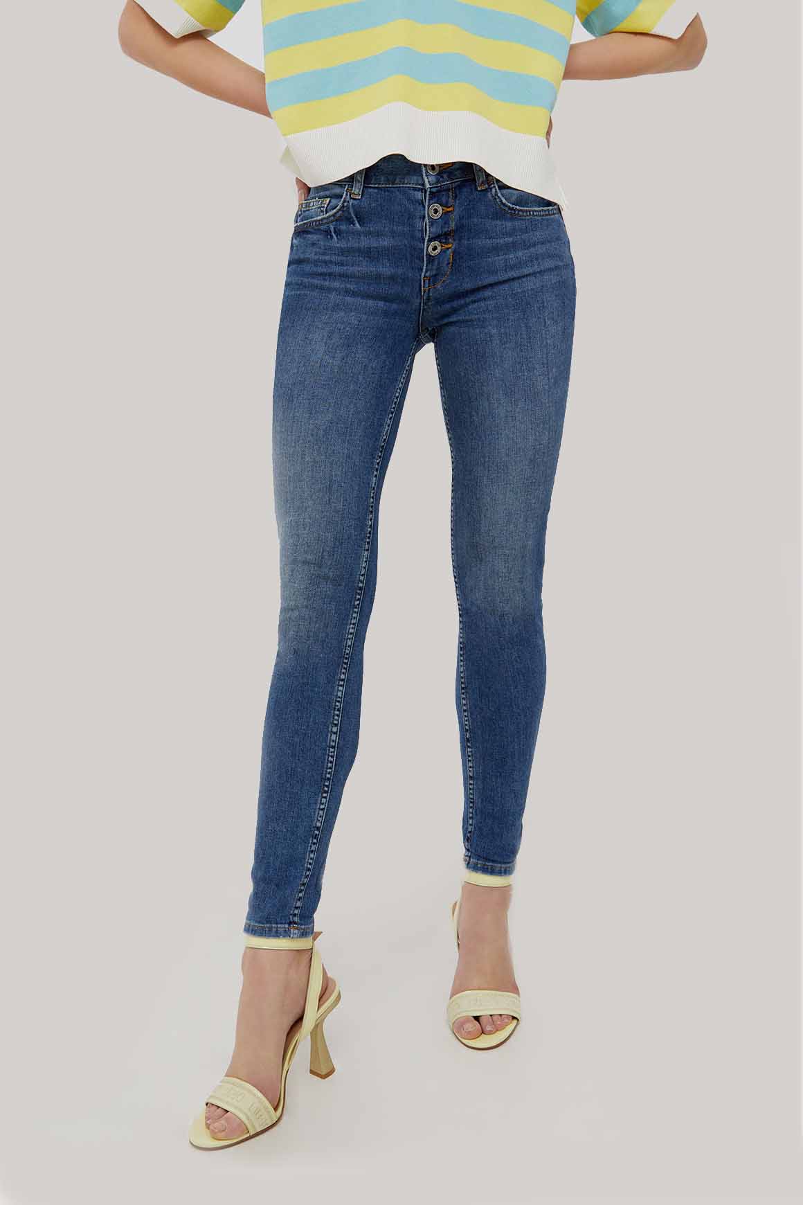  Liu Jo Eco-sustainable Skinny Jeans 78318 Woman - 1