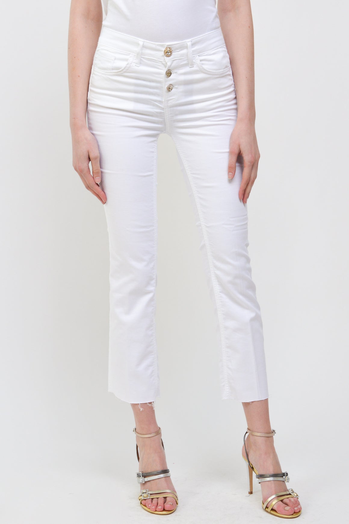  Liu Jo Bootcut Jeans White Woman - 1