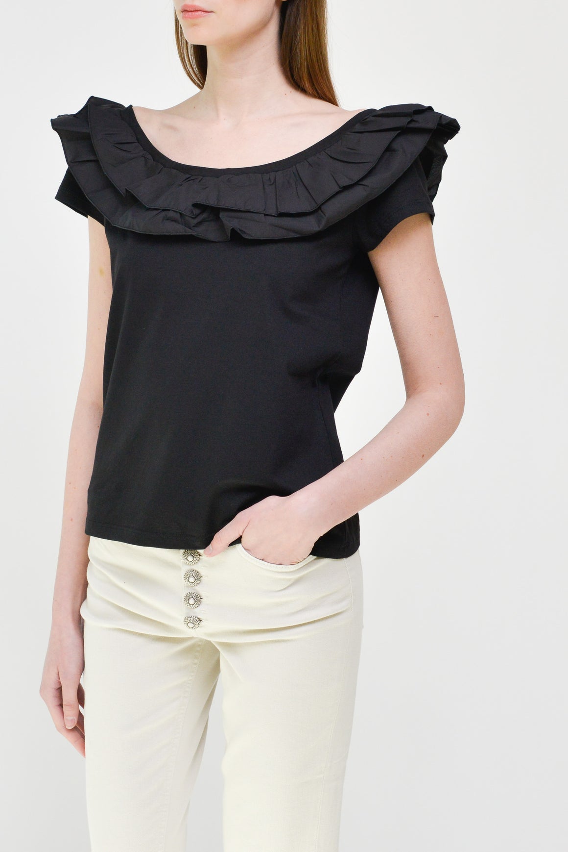  Liu Jo Volants T-shirt<br> Nero Woman - 3