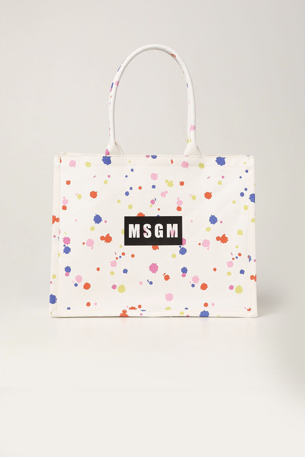  Msgm Shopping Bag<br/> White Donna - 1