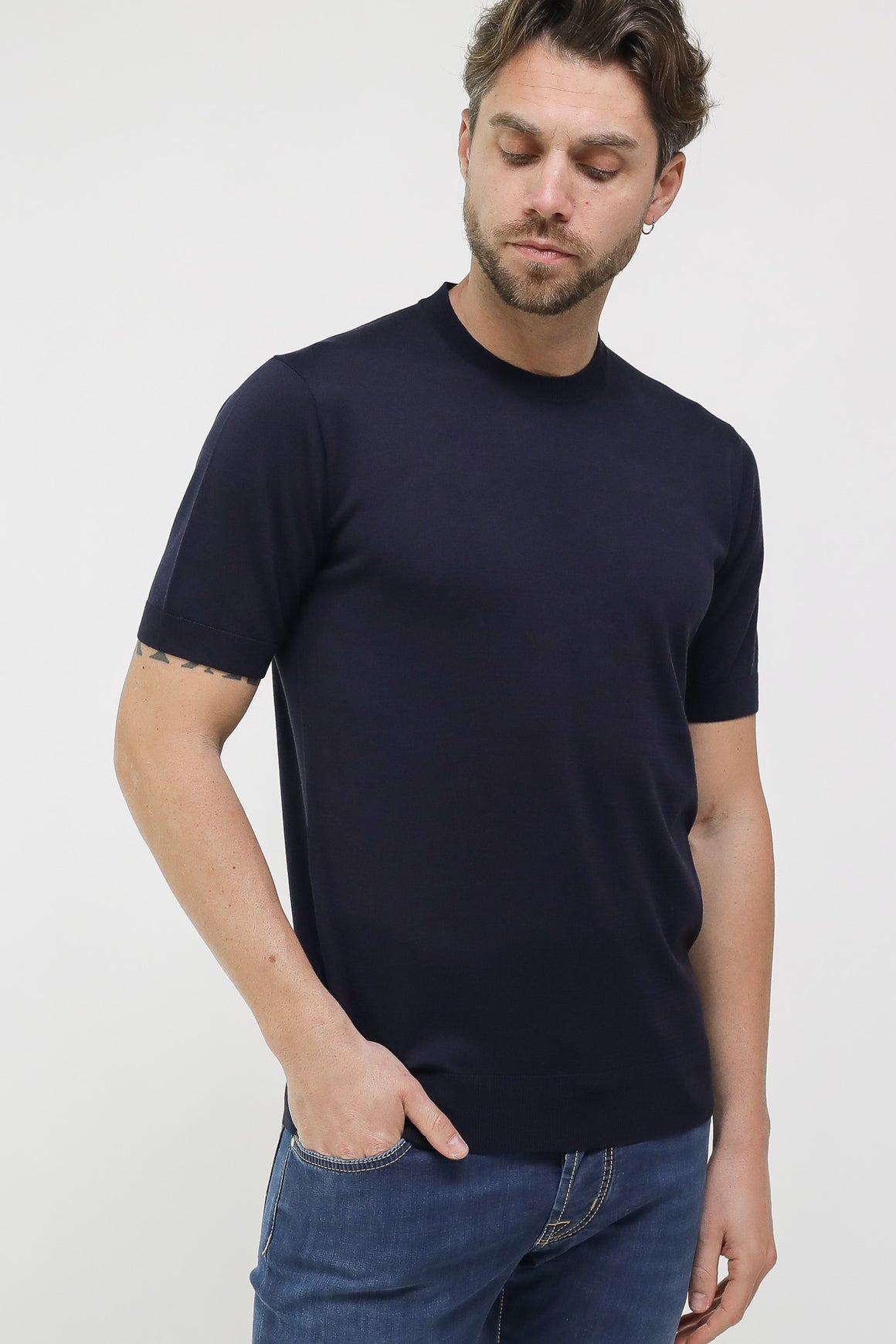  Paolo Pecora T-shirt Blu Uomo - 2