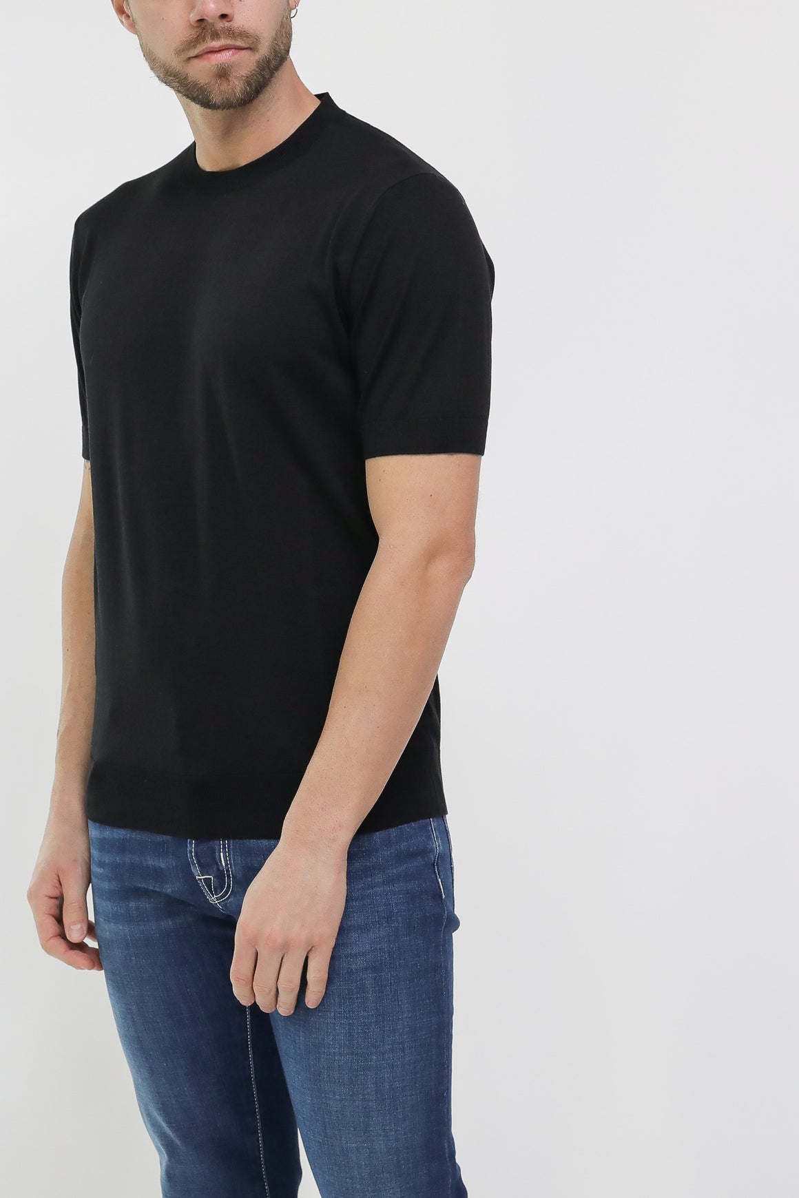  Paolo Pecora T-shirt Black Uomo - 2