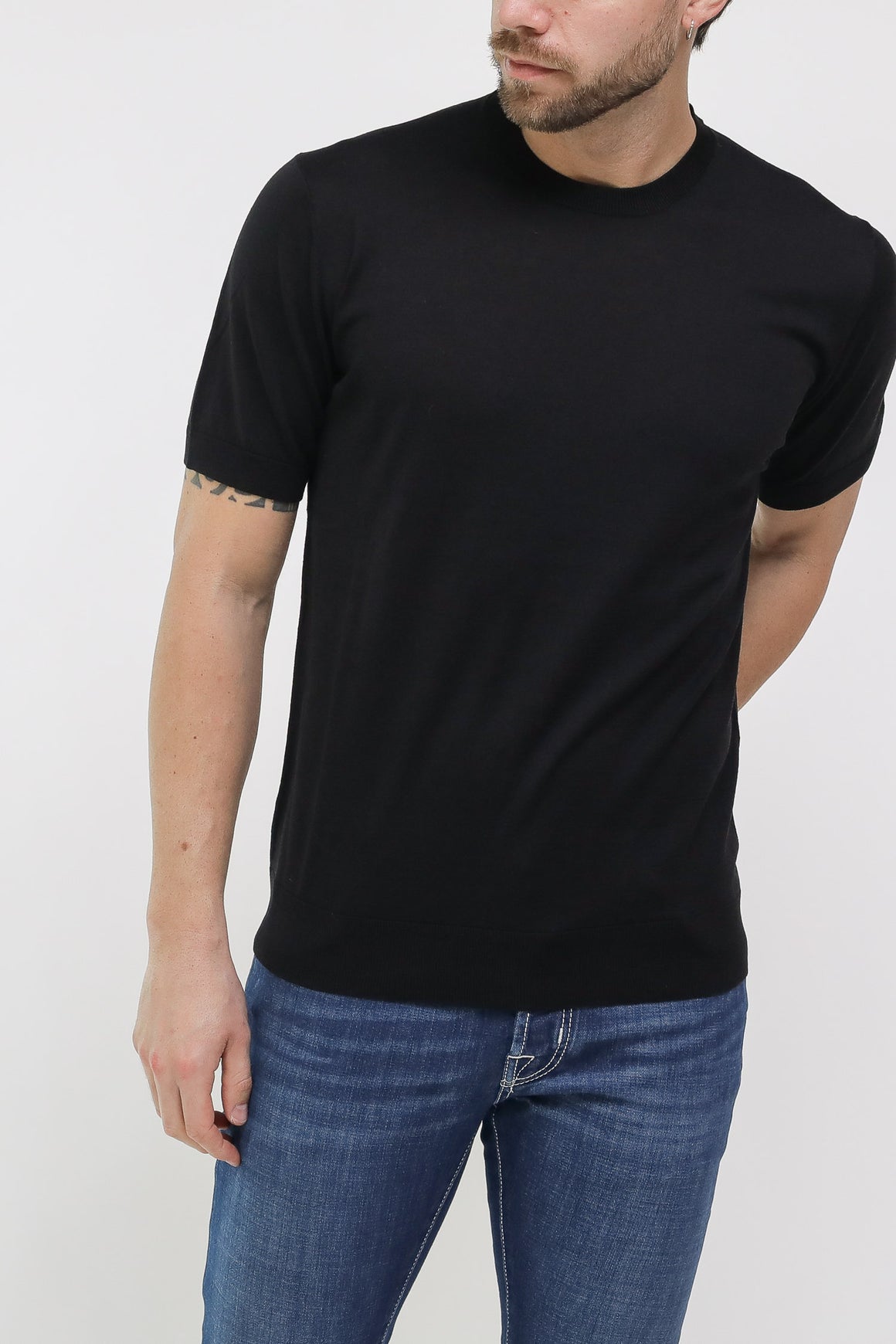  Paolo Pecora T-shirt Black Uomo - 3