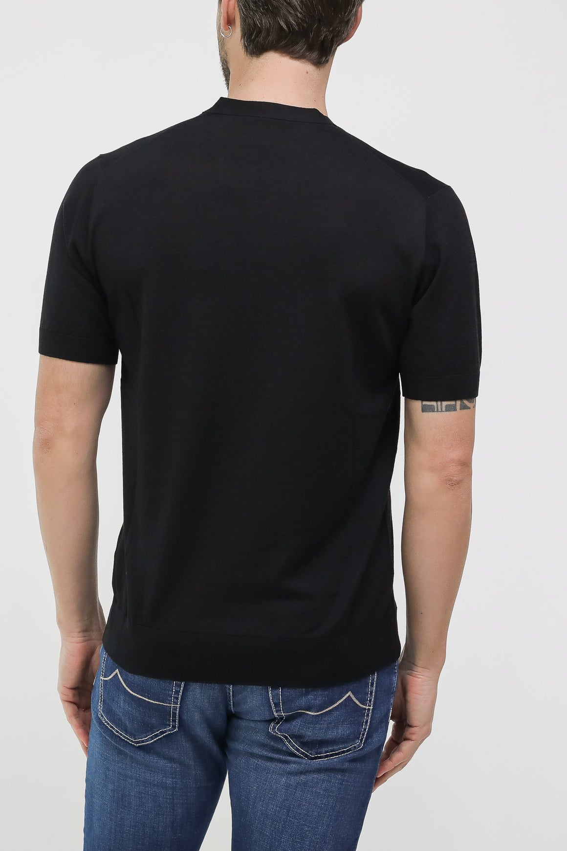  Paolo Pecora T-shirt Black Uomo - 4