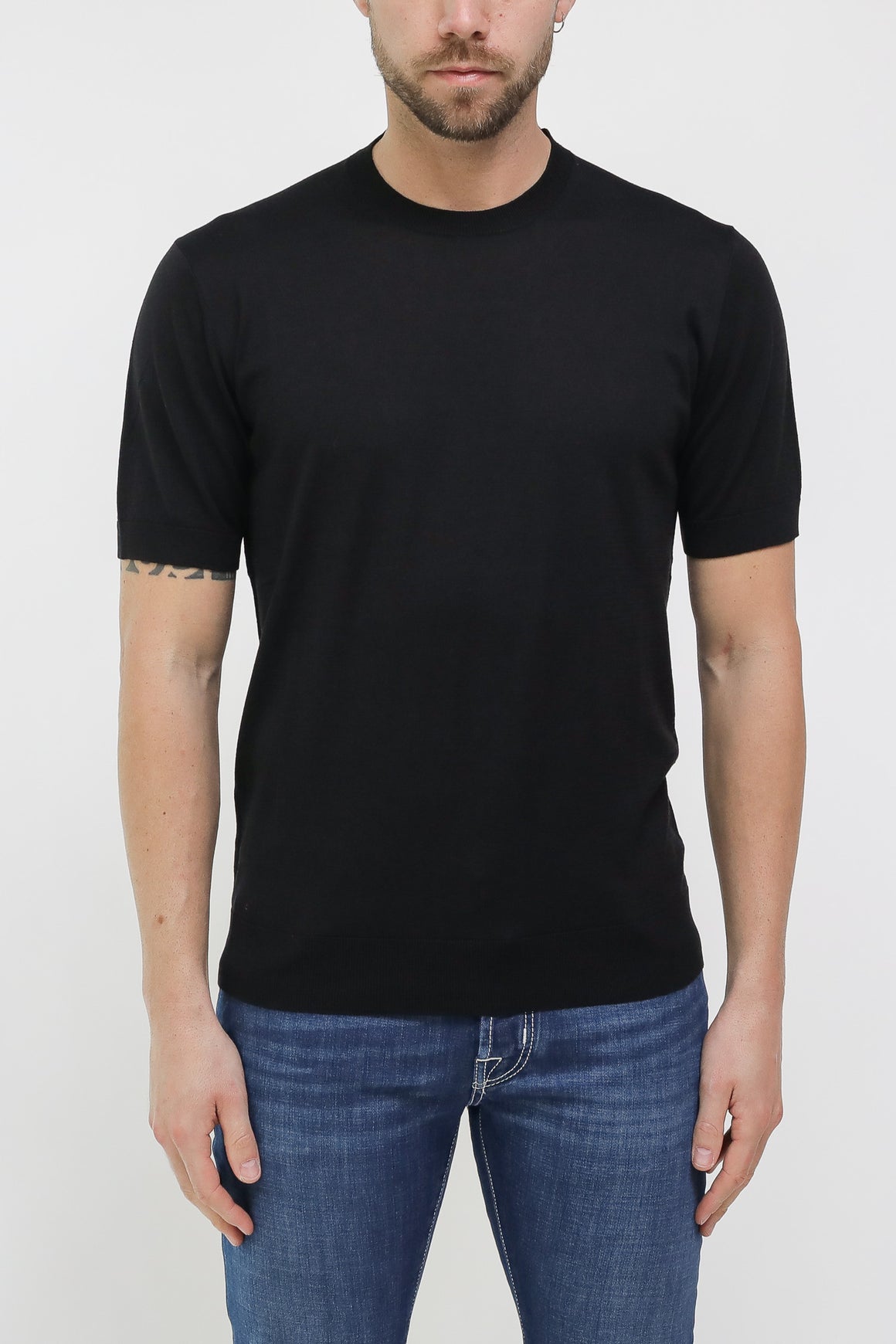  Paolo Pecora T-shirt Black Uomo - 1