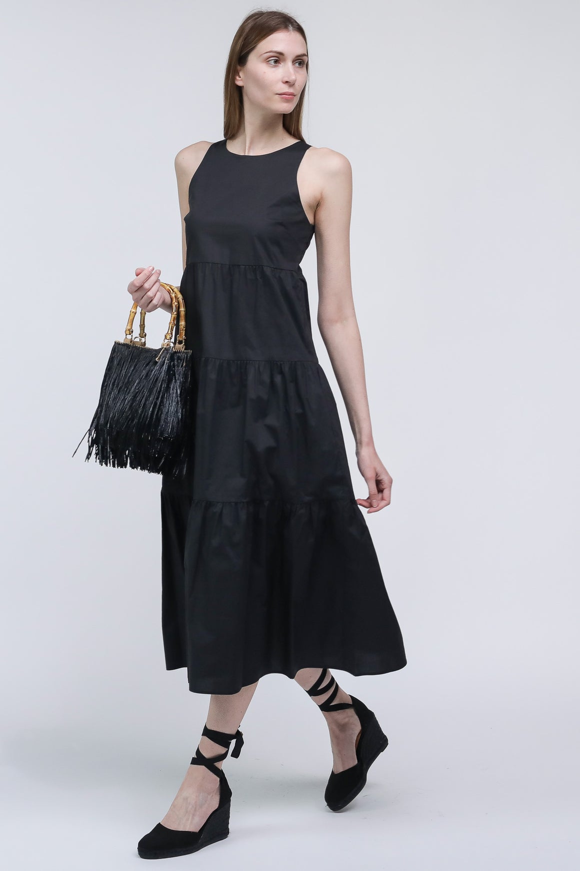  Patrizia Pepe Long Dress Black Woman - 3