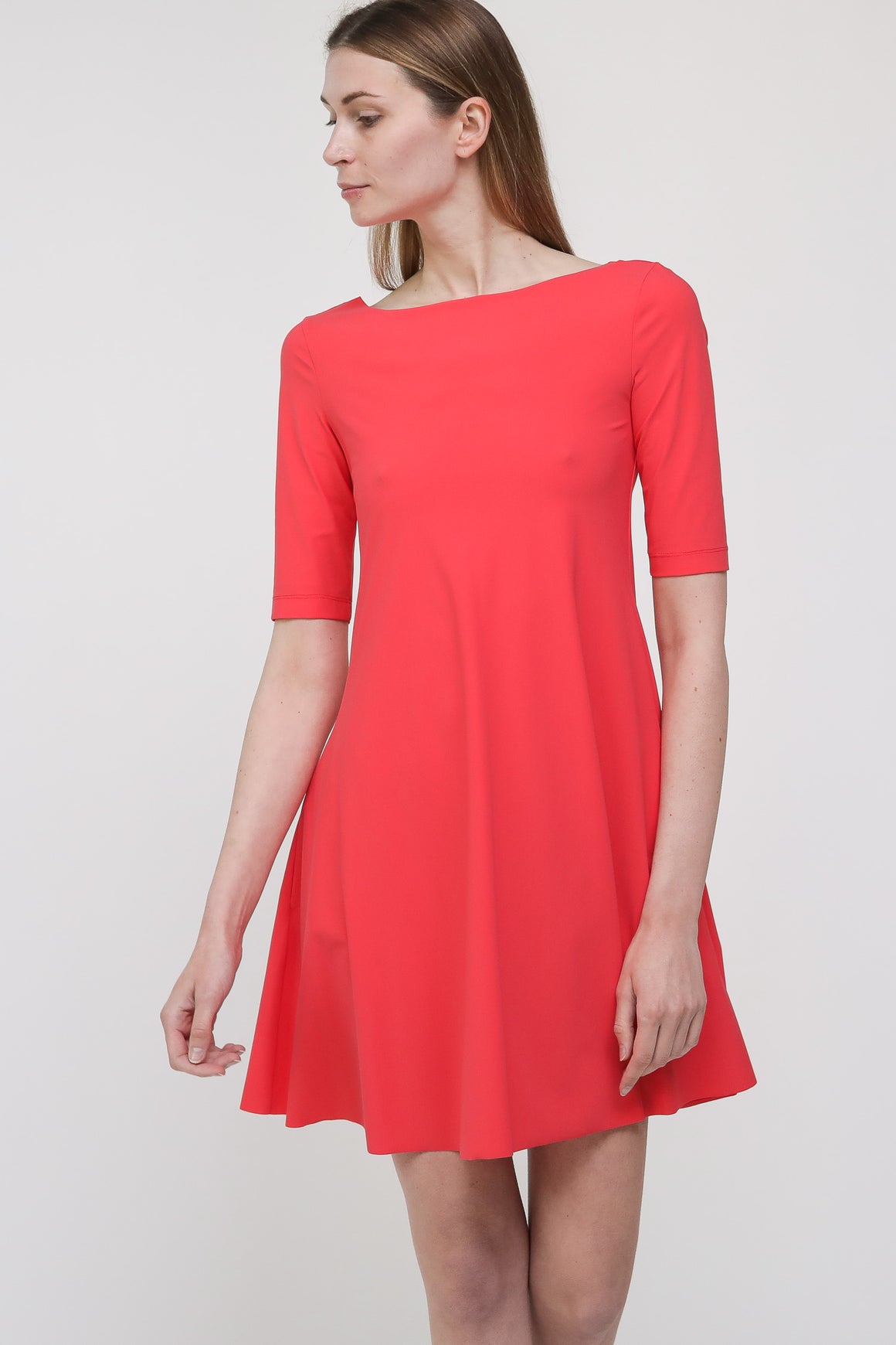  Patrizia Pepe Jersey Dress Red Woman - 1