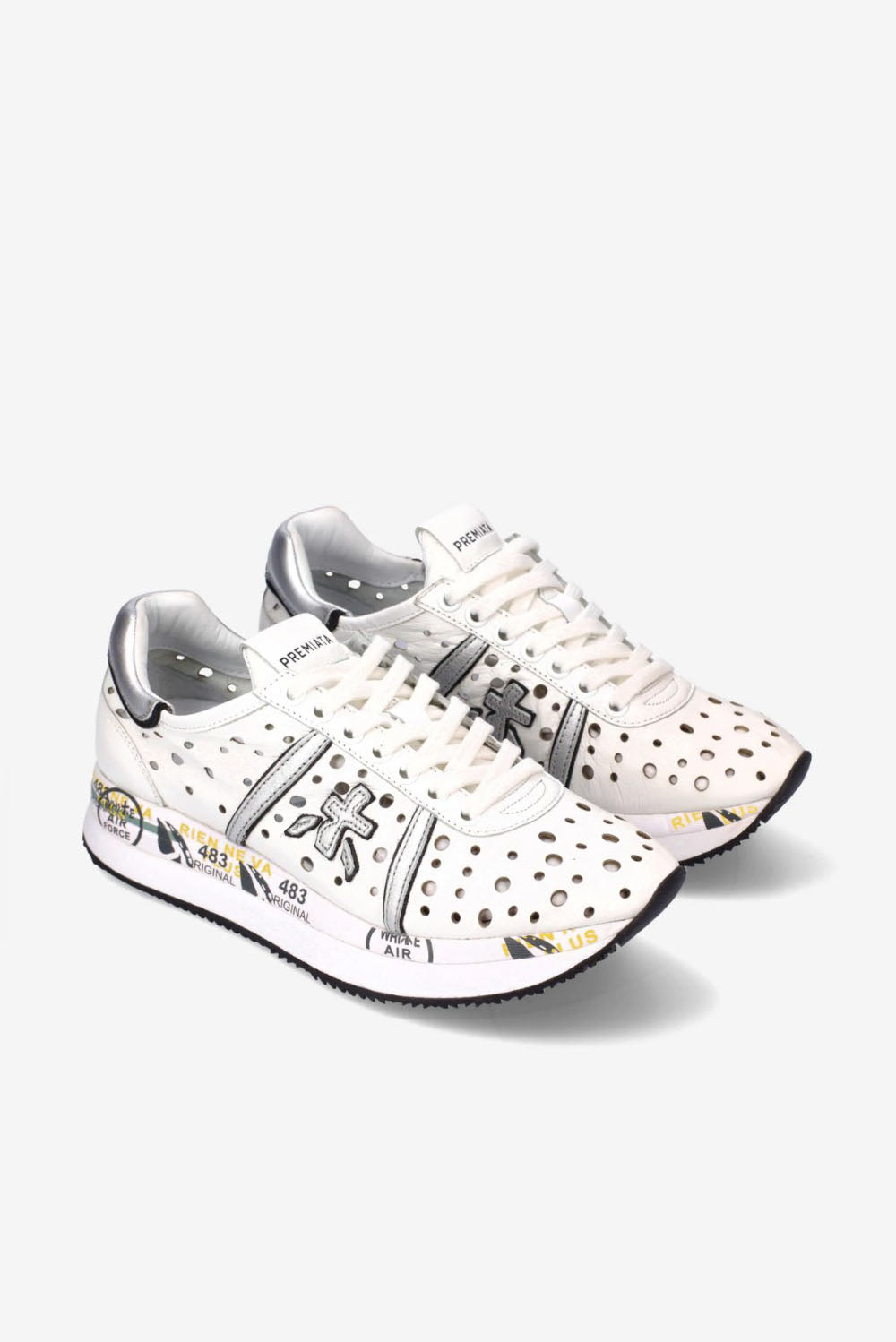  Premiata Sneakers Conny White Woman - 2