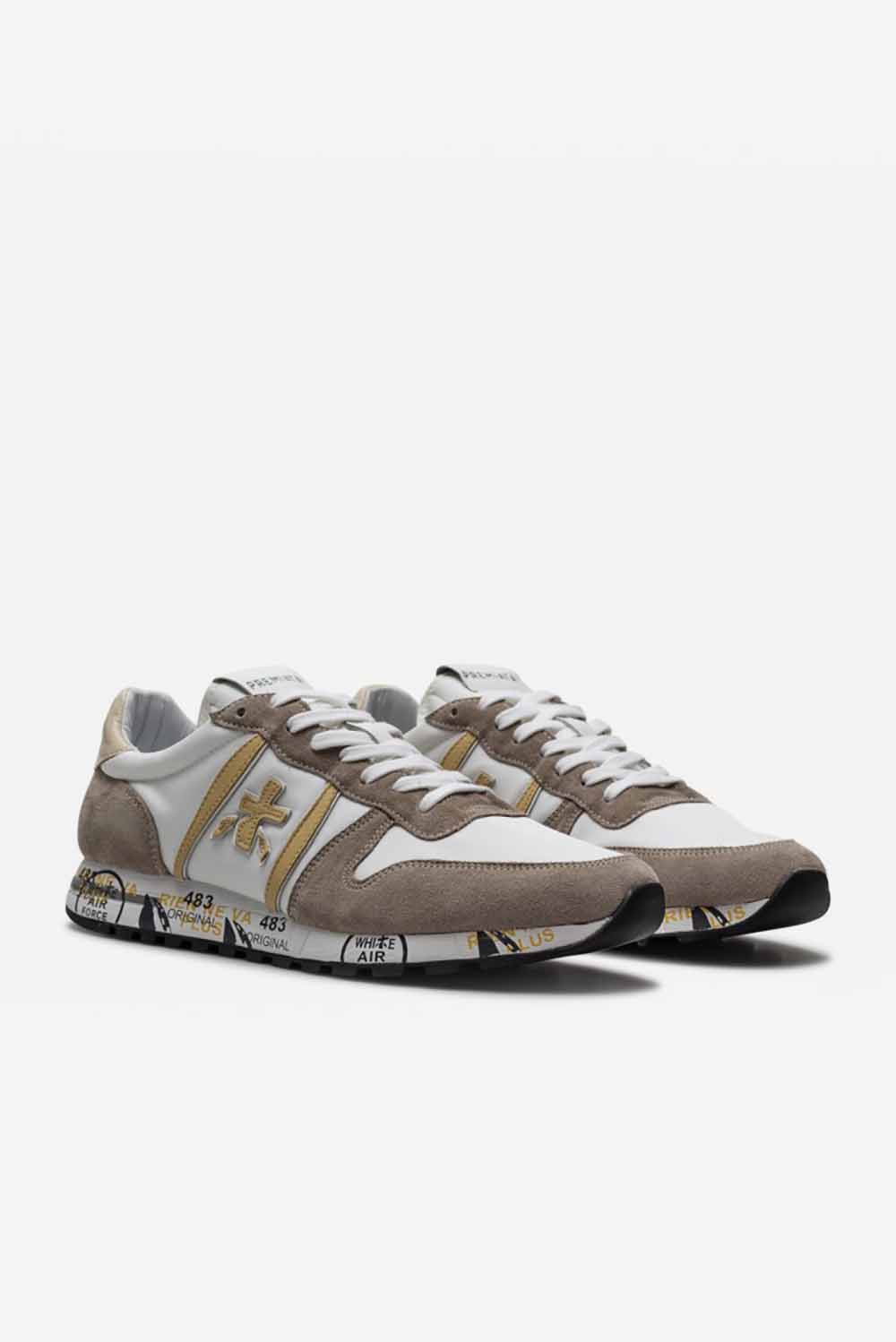  Premiata Sneakers Eric Bianco Uomo - 3