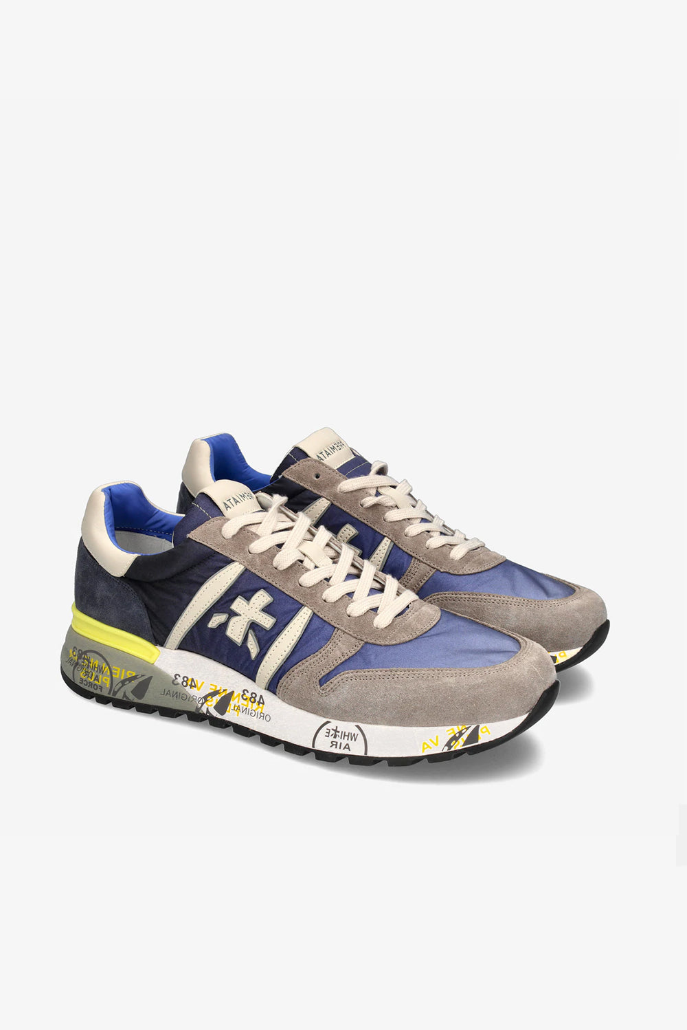  Premiata Sneakers Lander Blu Uomo - 2