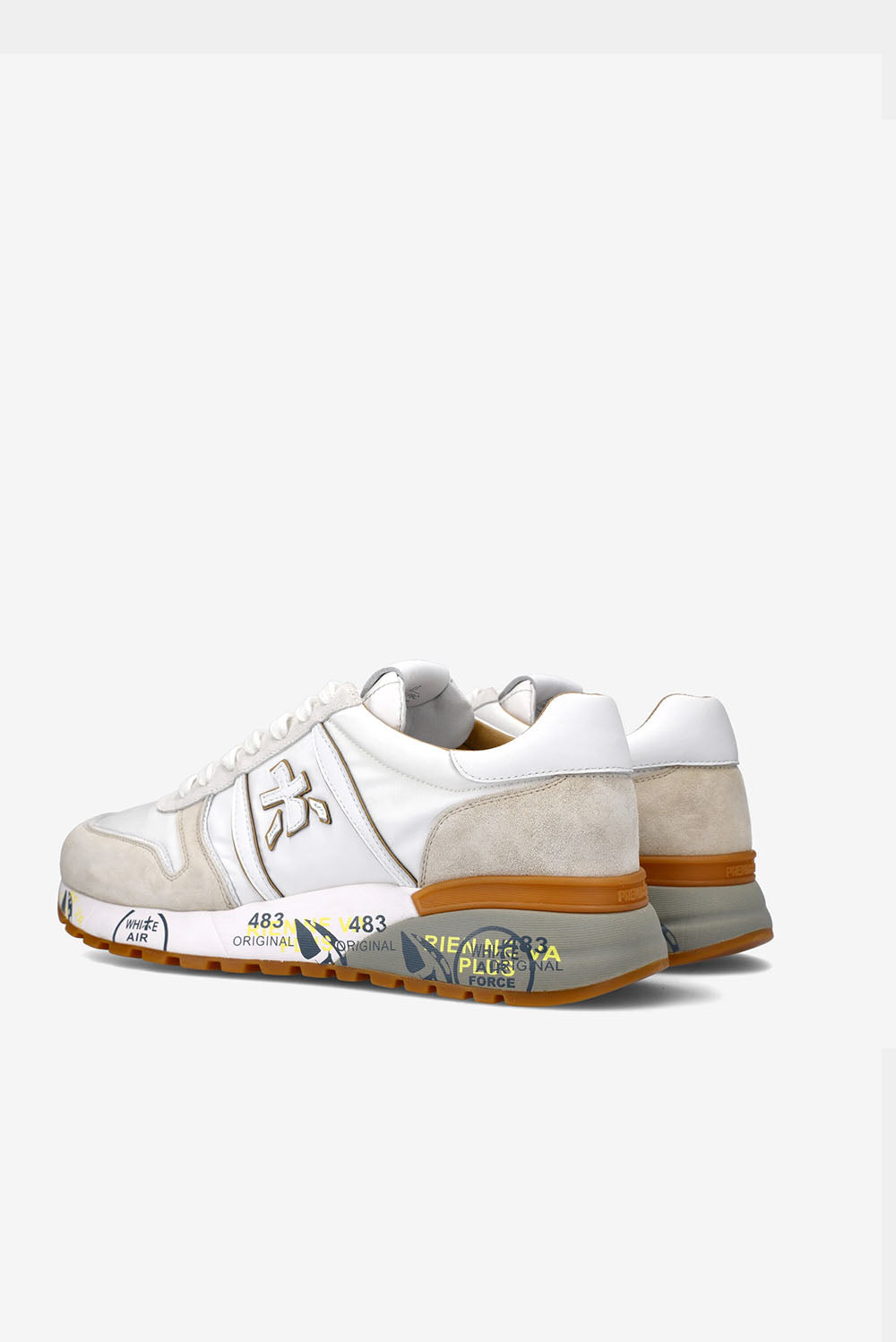  Premiata Sneakers Lander White Uomo - 3