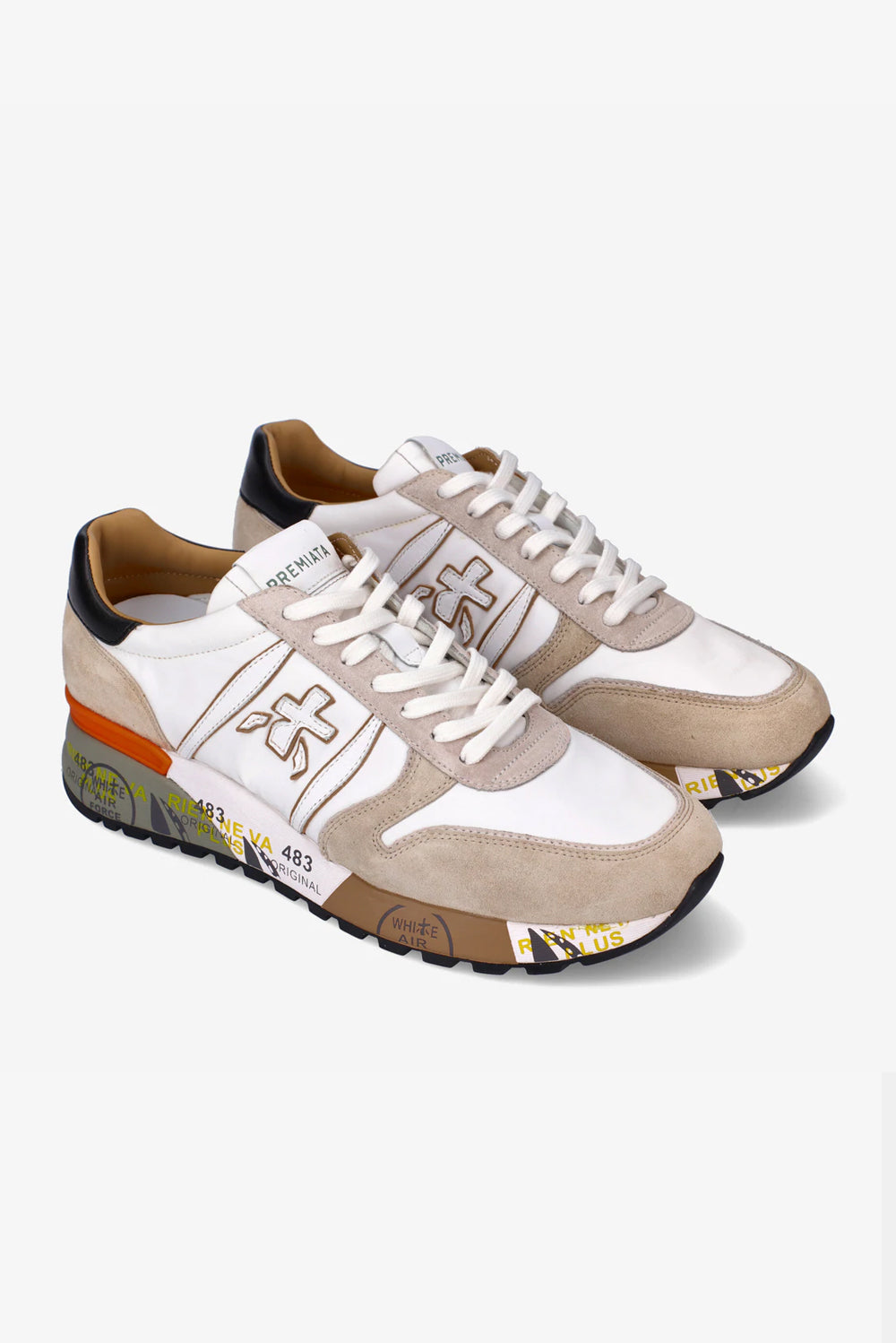  Premiata Lander Sneakers Sabbia Uomo - 2