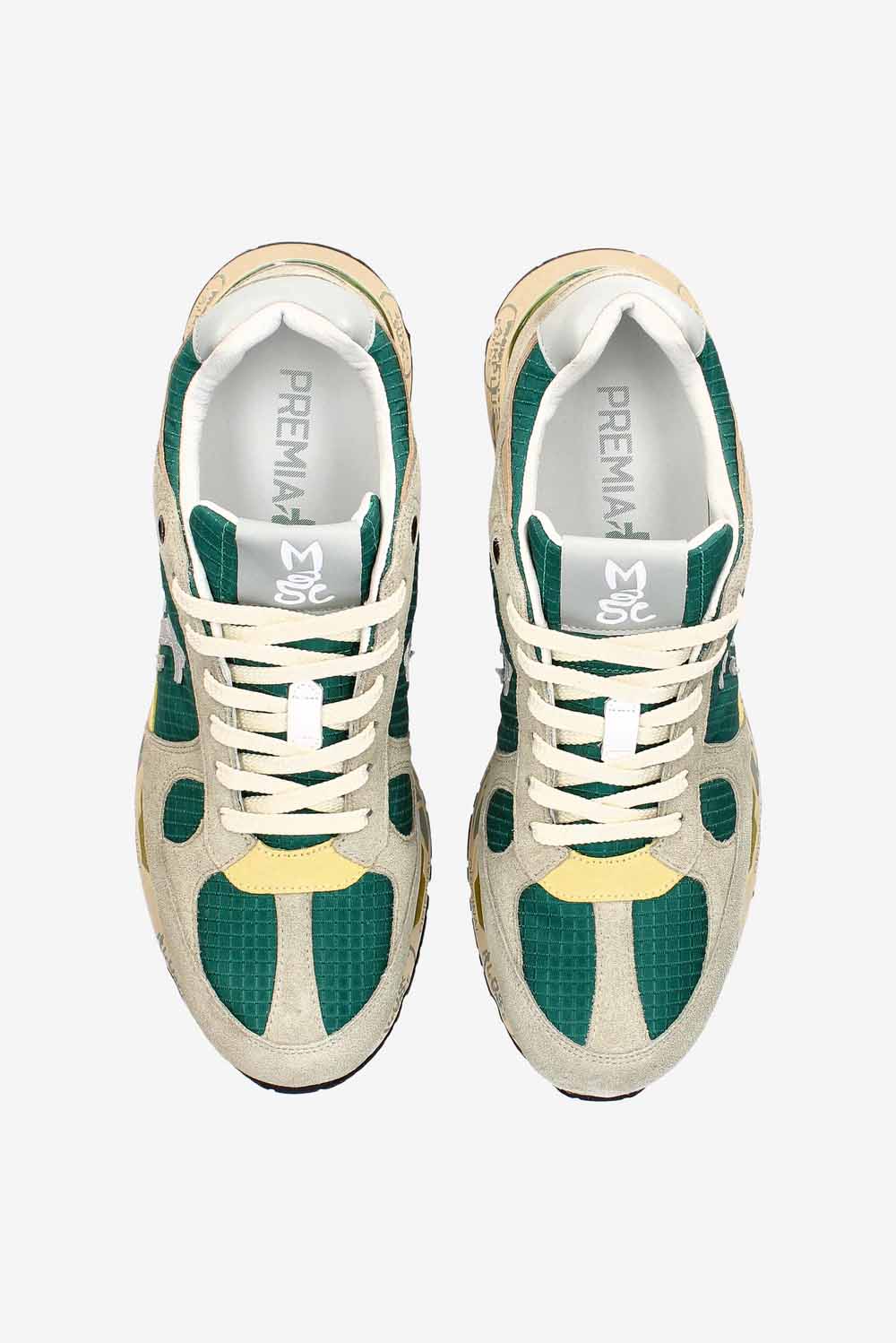  Premiata Mase Sneakers Verde Uomo - 4