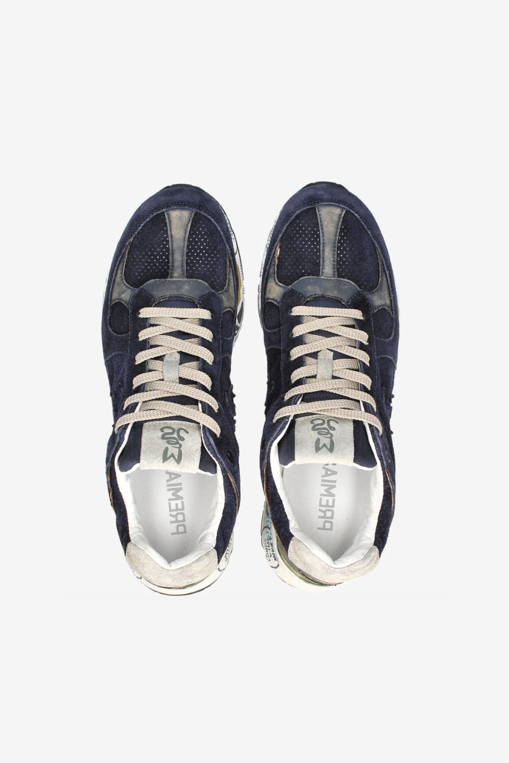  Premiata Mase Sneakers Navy Uomo - 4