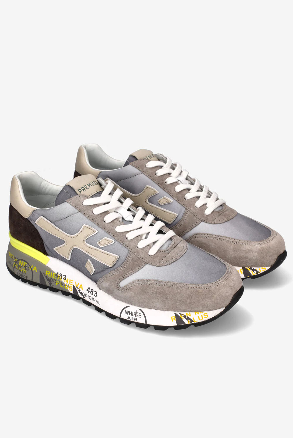  Premiata Mick Sneakers<br> Grigio Uomo - 2