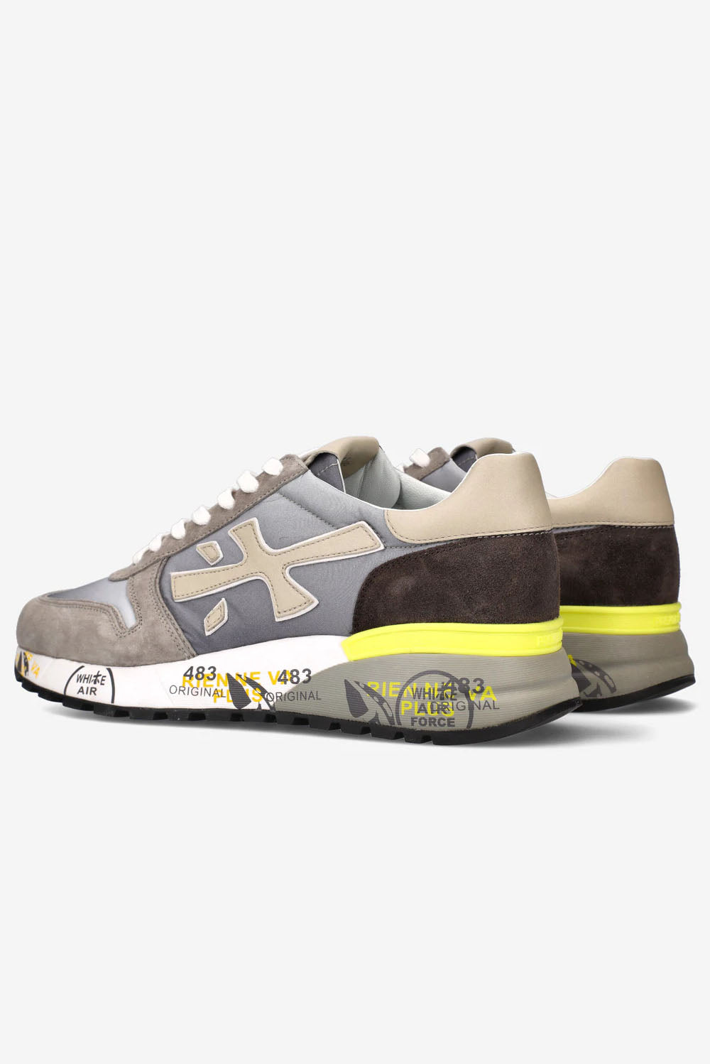  Premiata Mick Sneakers<br> Grigio Uomo - 3